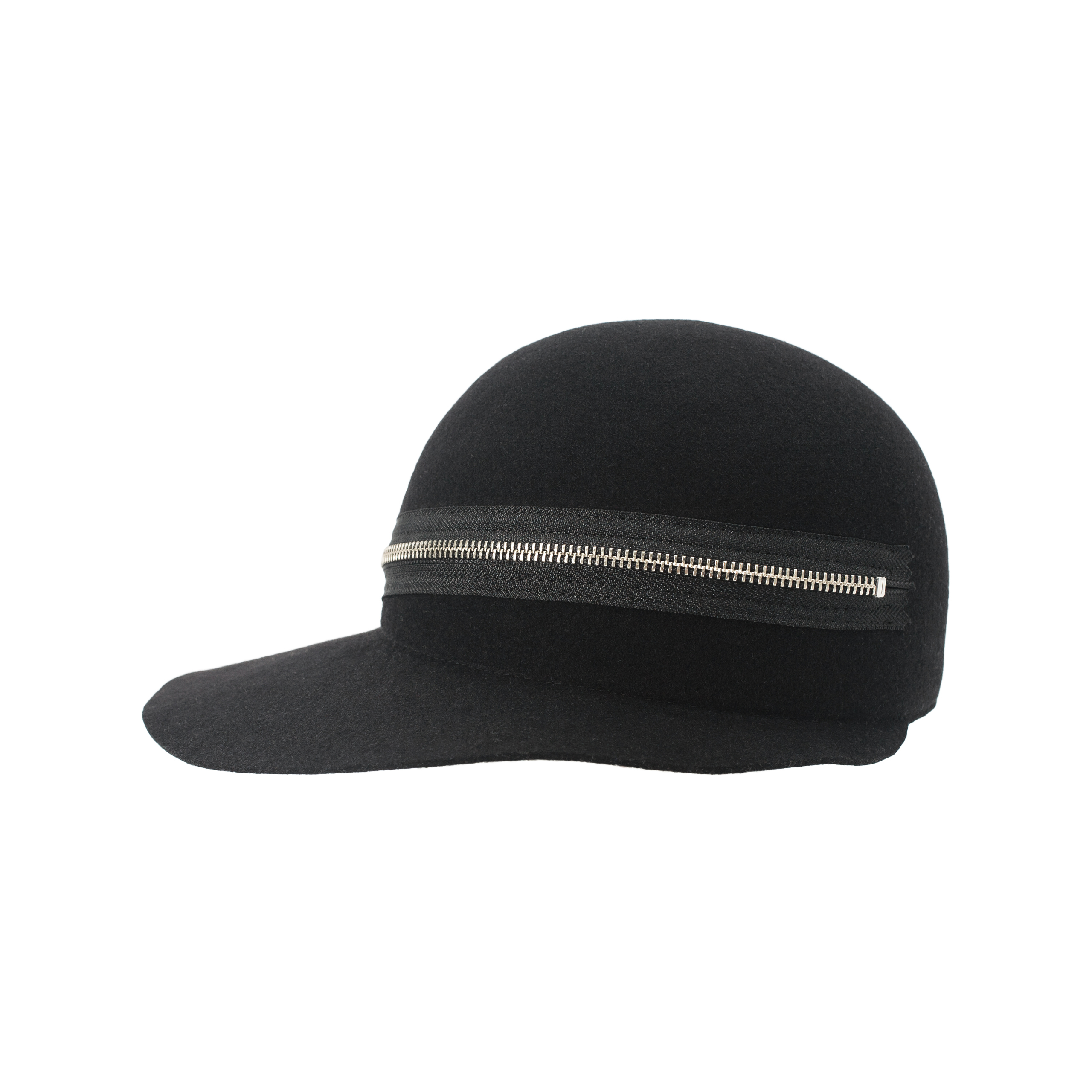 Черная шерстяная кепка Yohji Yamamoto FN-H14-161-1, размер 2 - фото 4