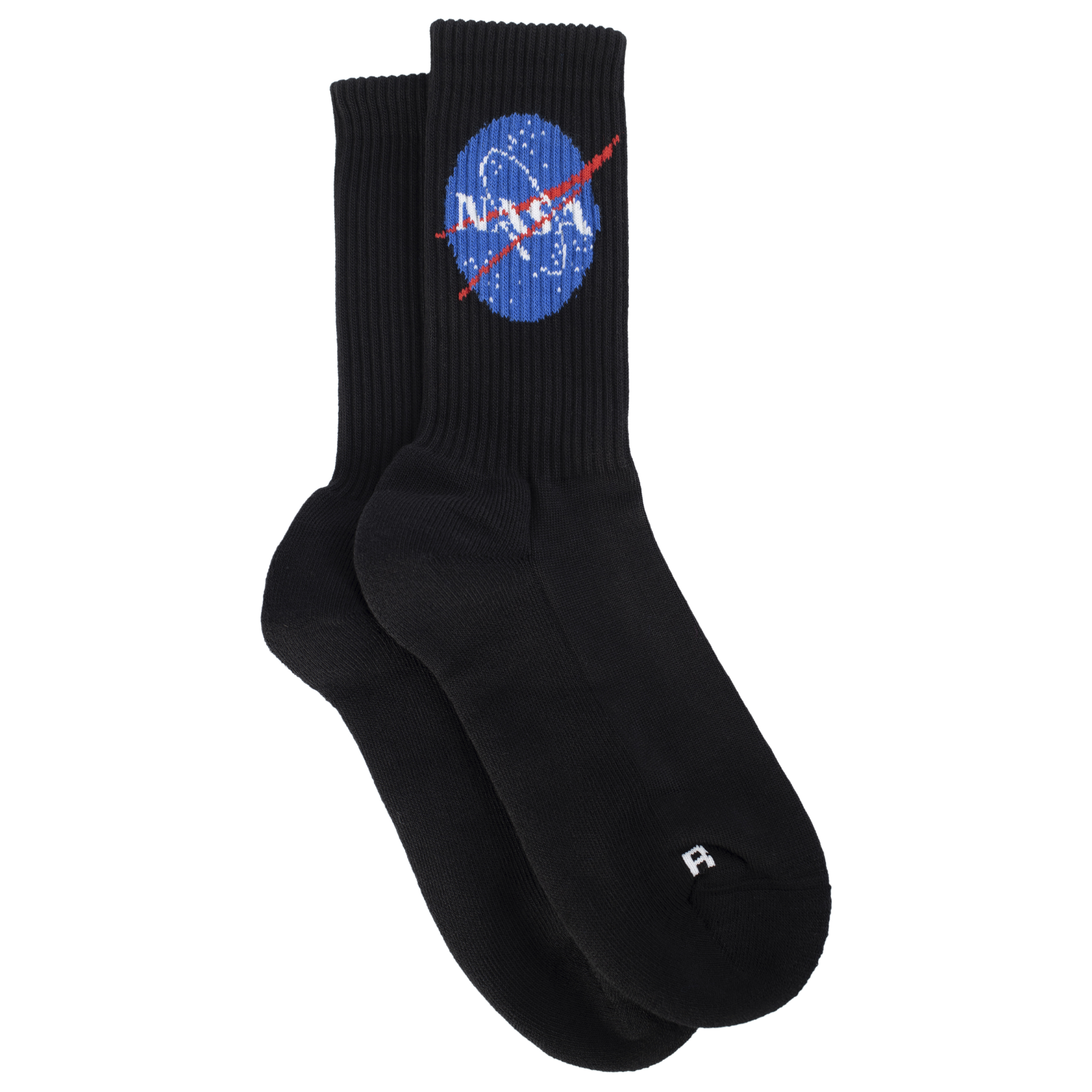 Черные носки с принтом NASA - Balenciaga 658129/472B4/1000 Фото 3