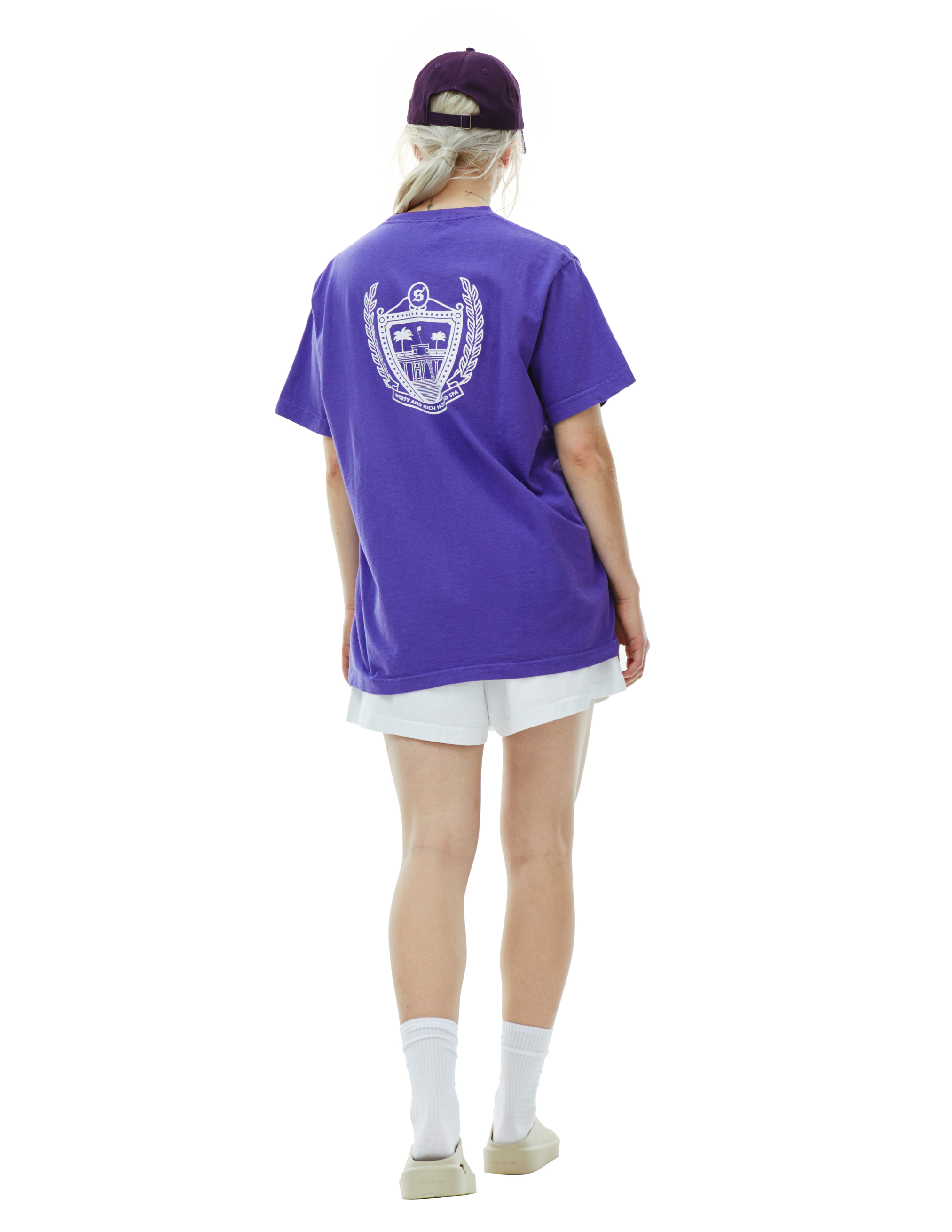Хлопковая футболка Beverly Hills SPORTY & RICH TS431PU, размер M - фото 3