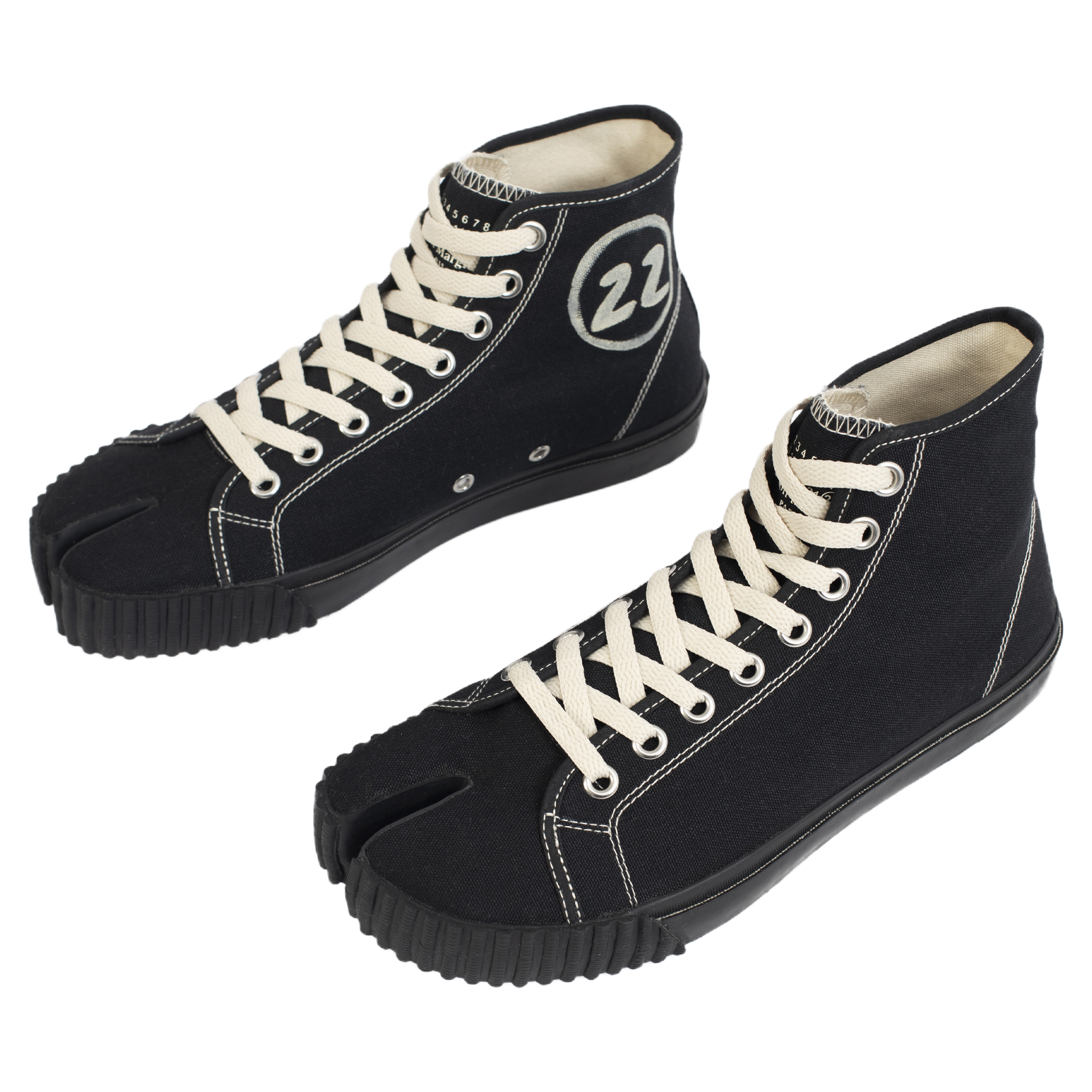 Текстильные кеды Tabi - Maison Margiela  S58WS0192/P4291/T8013