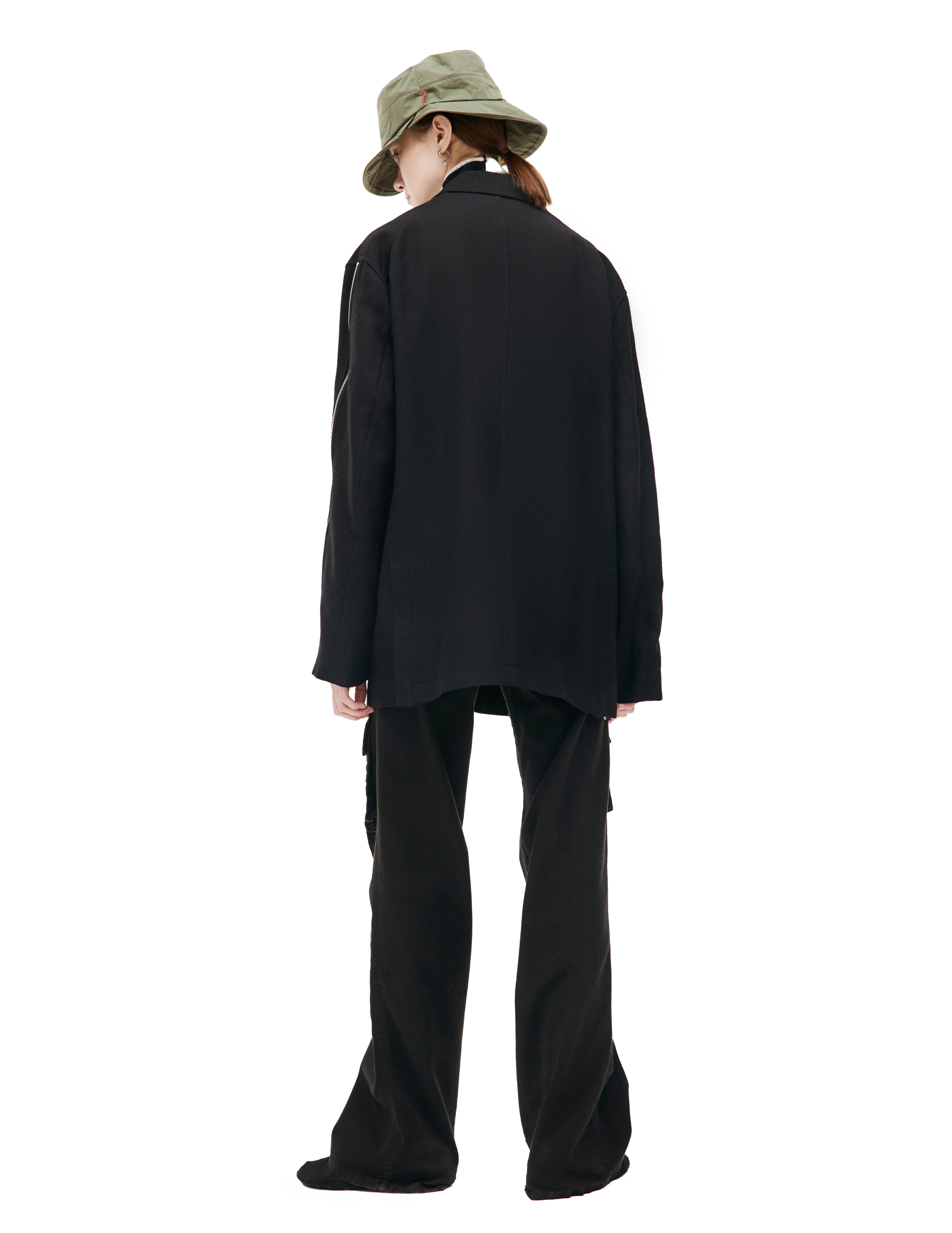Шерстяной пиджак с молниями Undercover UC2C4104-1, размер 5 - фото 4