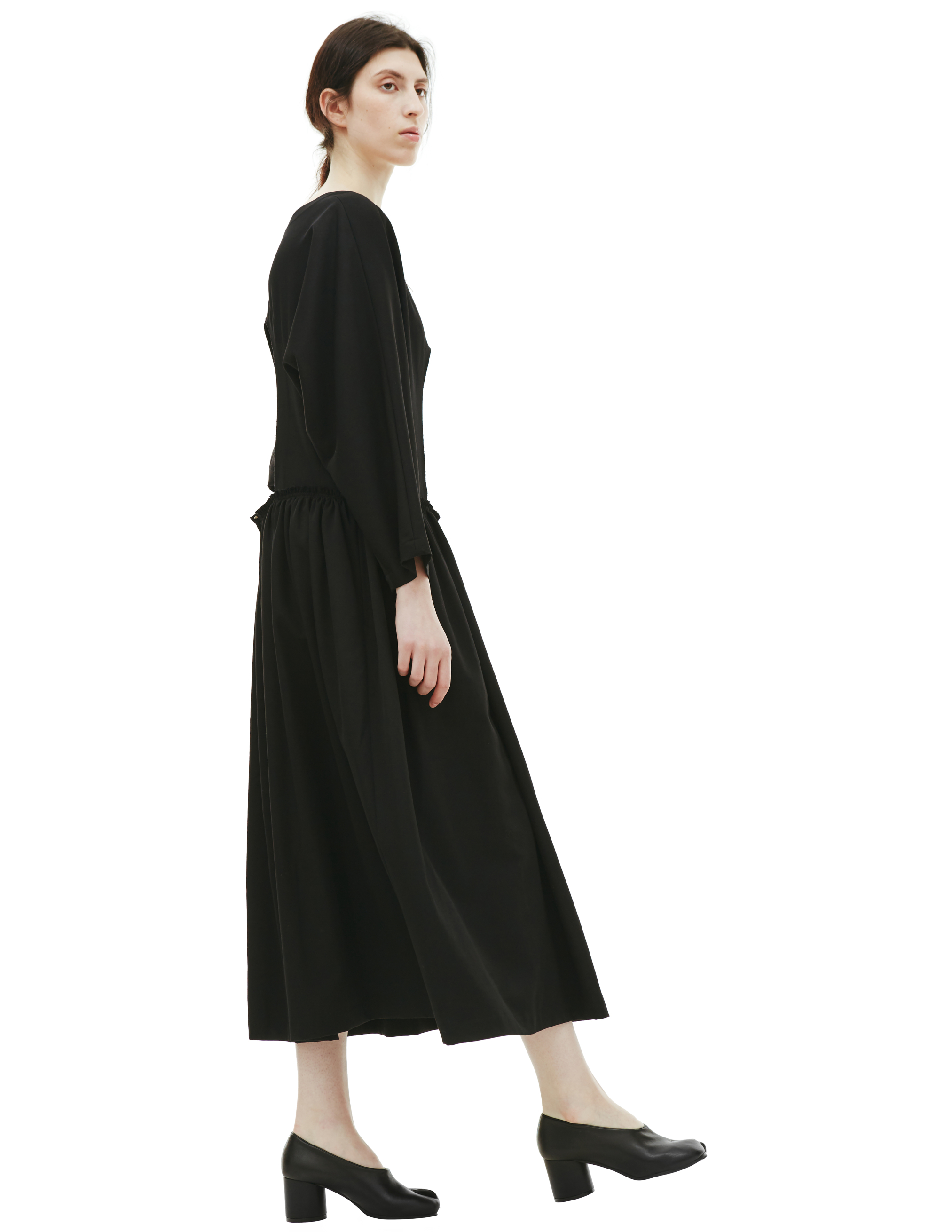 Черное платье со сквозным вырезом Comme des Garcons CdG RF-A003-051-1, размер L;M;S - фото 2