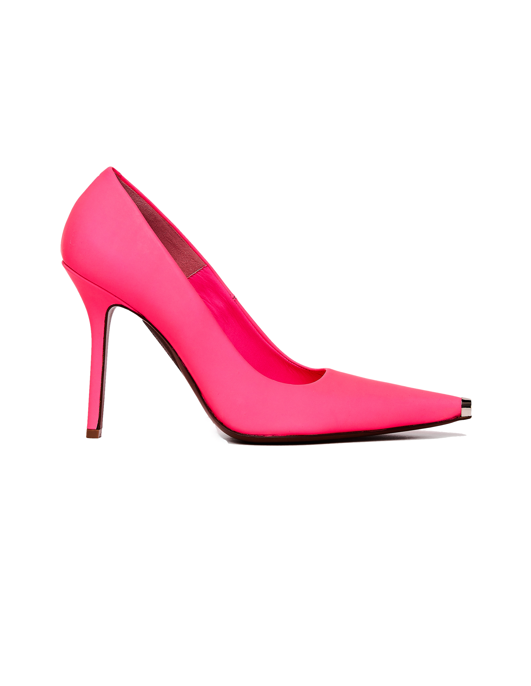 Розовые кожаные туфли - Vetements SS20HE009/pink Фото 2