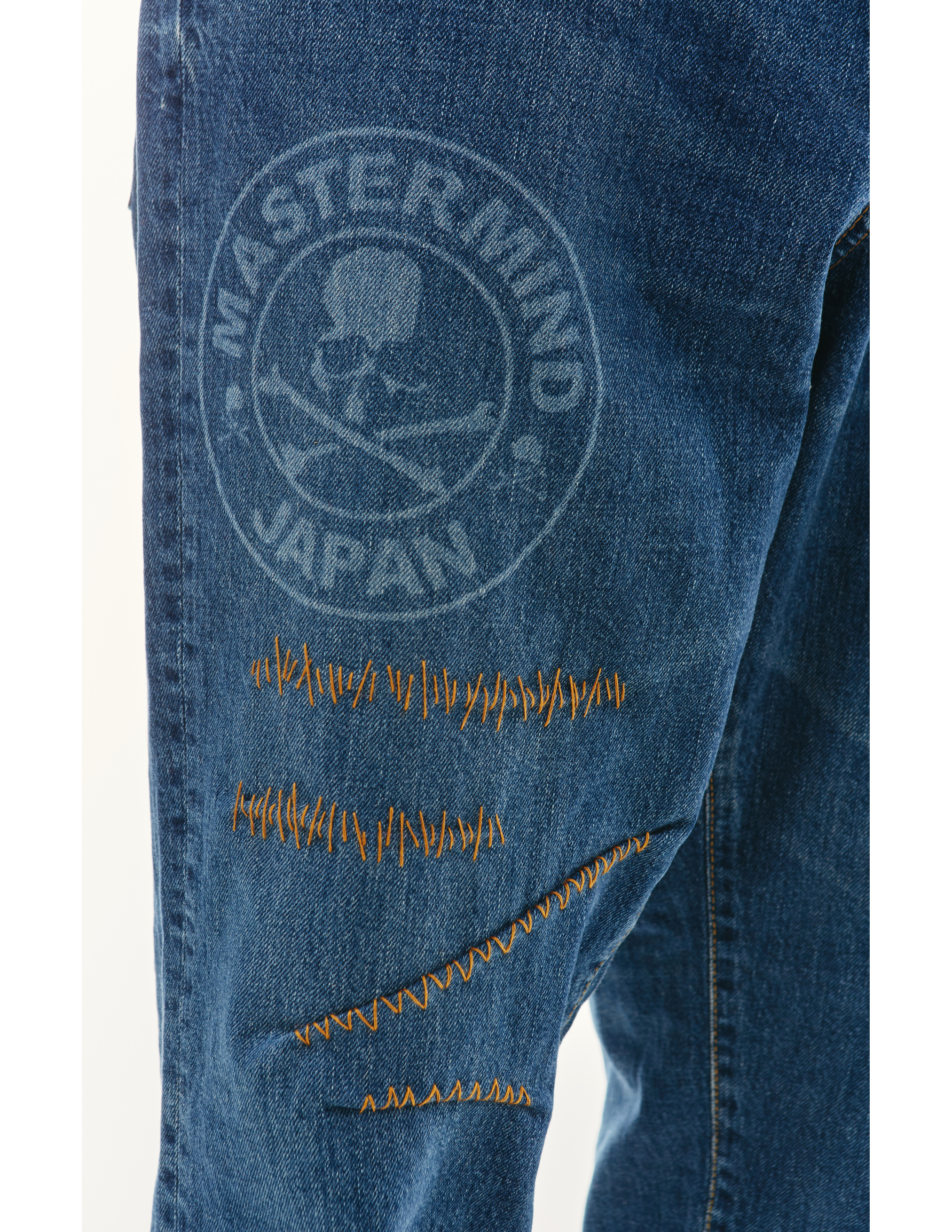 Прямые джинсы с молниями - Mastermind WORLD MJ22E09/PA019 Фото 7