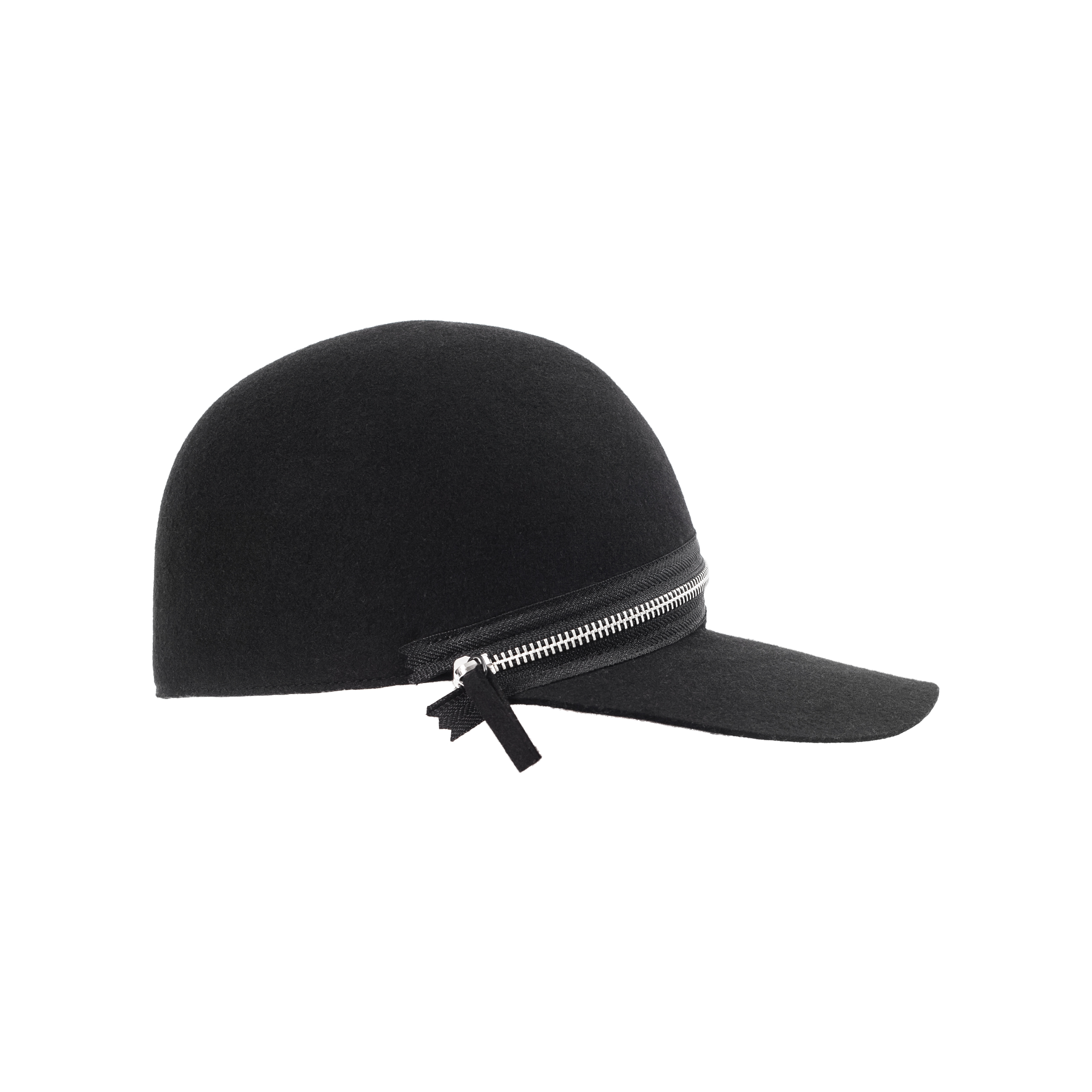 Черная шерстяная кепка Yohji Yamamoto FN-H14-161-1, размер 2 - фото 3