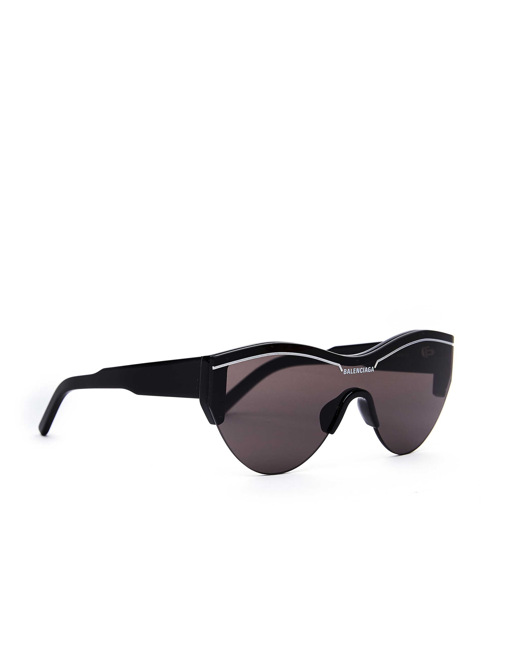 Черные очки Ski Cat Balenciaga 570484/T0001/1000, размер One Size 570484/T0001/1000 - фото 1