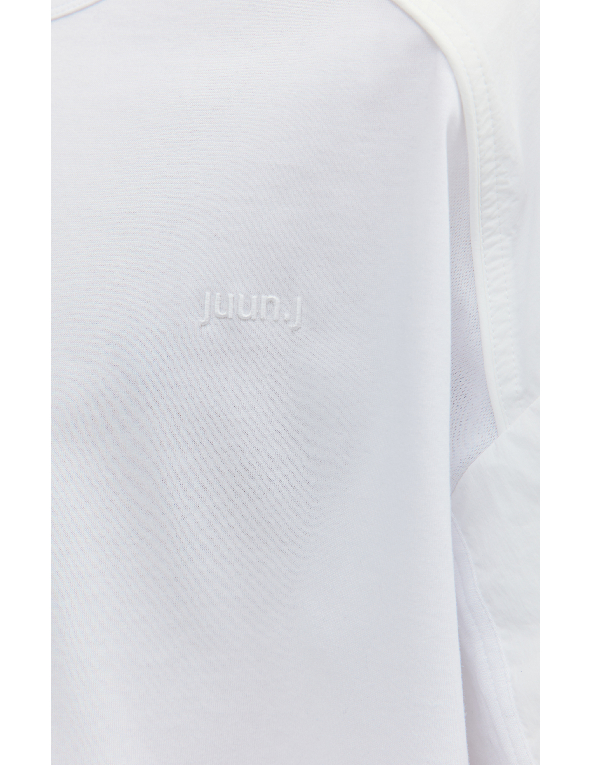 Комбинированная оверсайз футболка Juun.J JC3342P091, размер M;L - фото 5