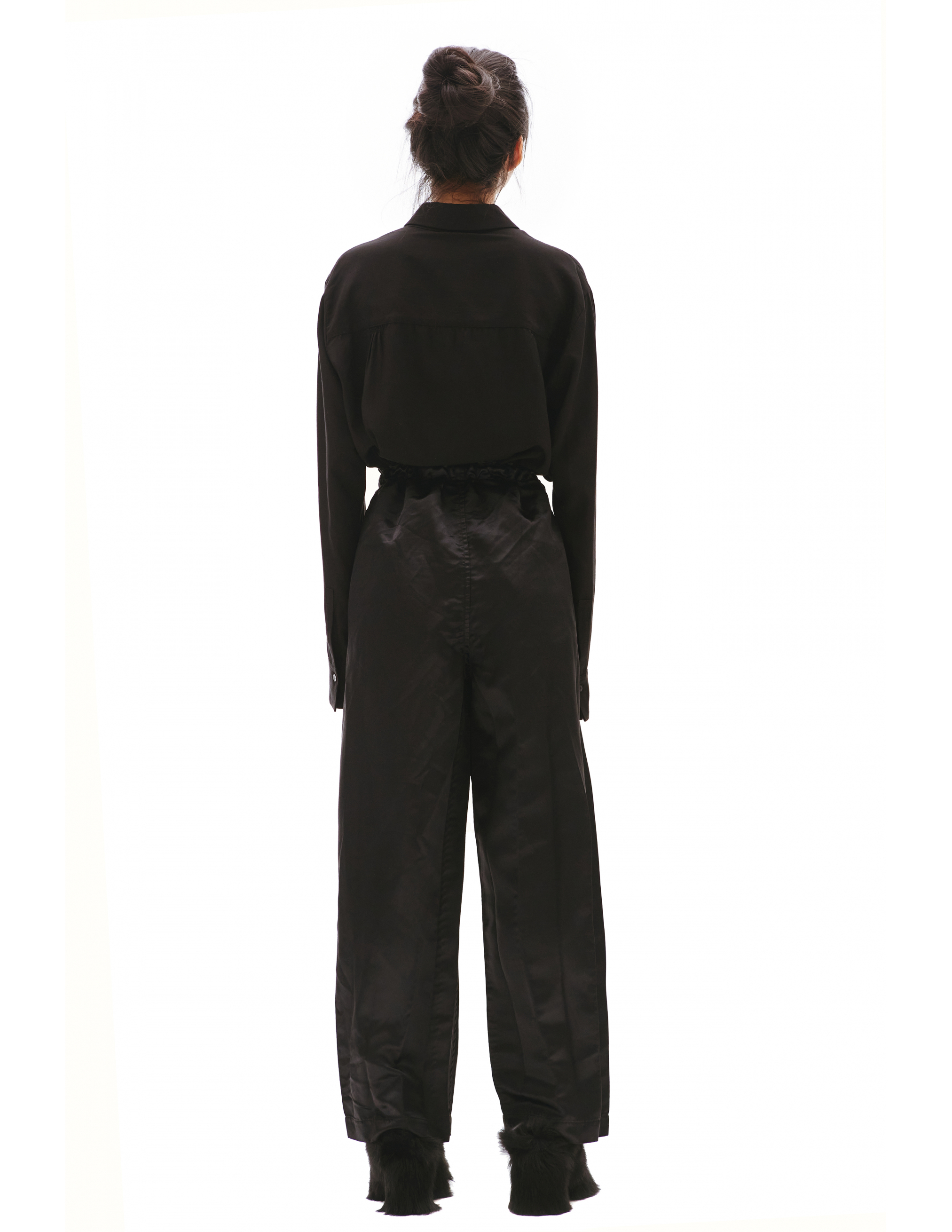 Атласные пижамные брюки Comme des Garcons CdG RG-P002-051-1, размер L;M;S - фото 4