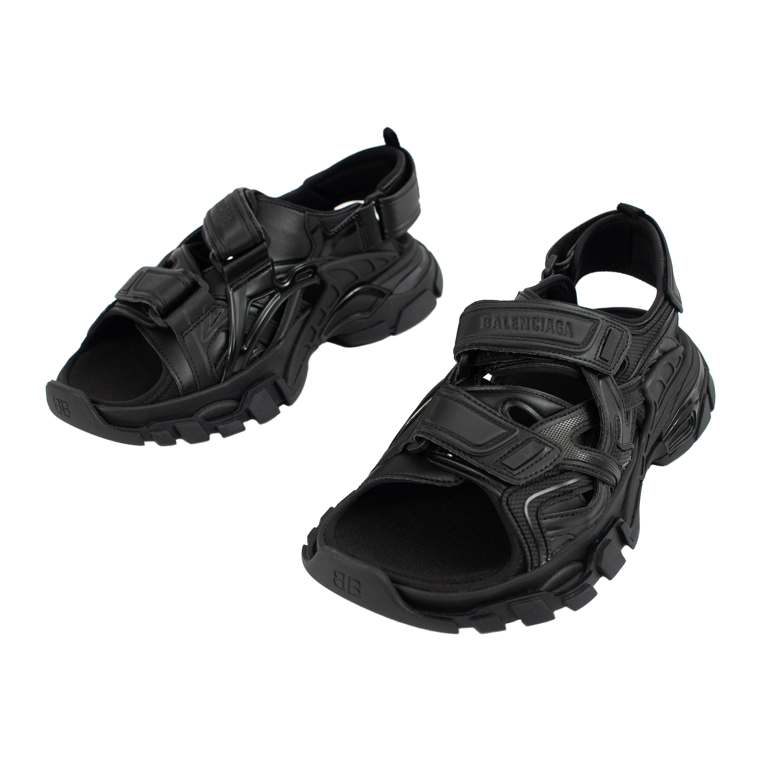 Черные сандалии Track на липучках Balenciaga 617543/W2CC1/1000, размер 37 617543/W2CC1/1000 - фото 2