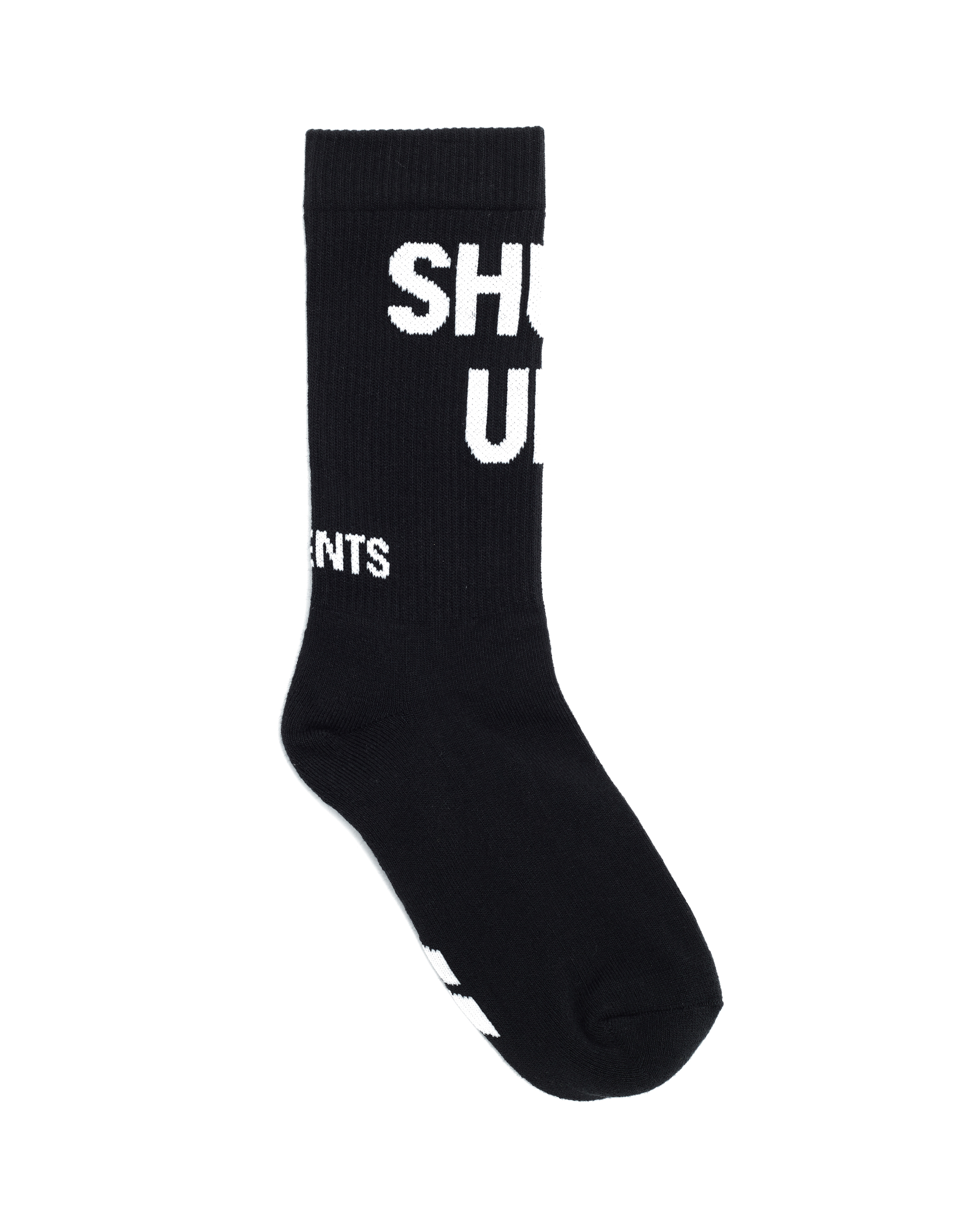 Черные носки Shut Up - Vetements SS20HO002/blk
