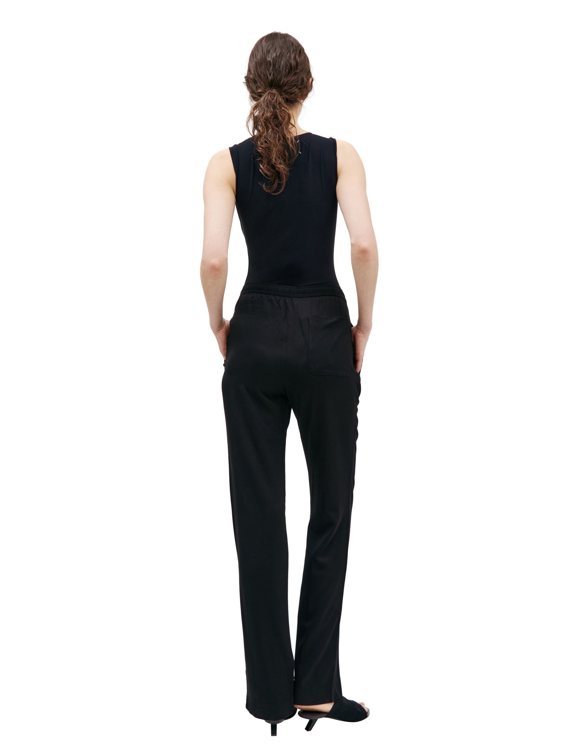 Черные брюки со стрелками Haider Ackermann 203-3414-169-099, размер 48;52;50 - фото 3