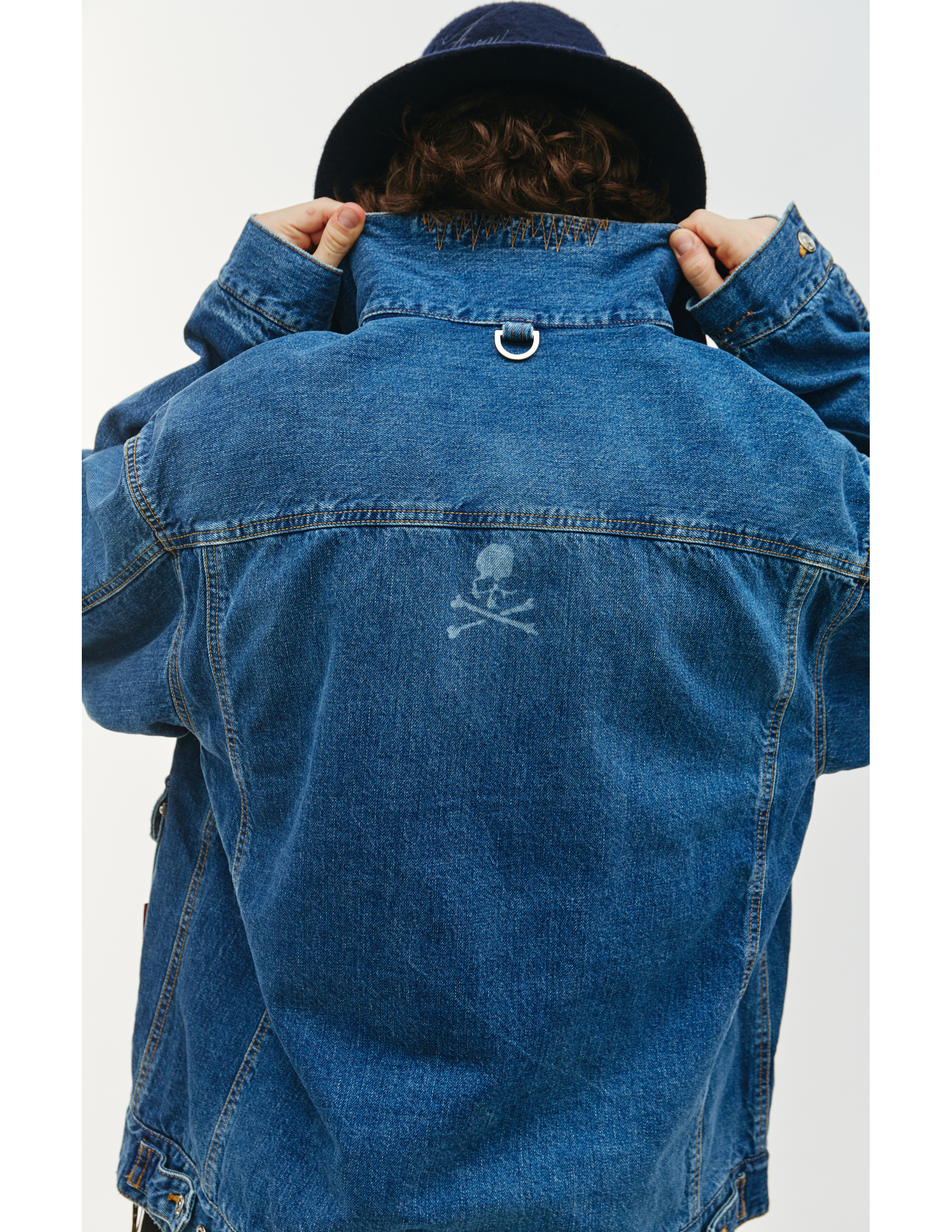 Джинсовая куртка с накладными карманами Mastermind WORLD MJ22E09/BL022, размер XL;L MJ22E09/BL022 - фото 6
