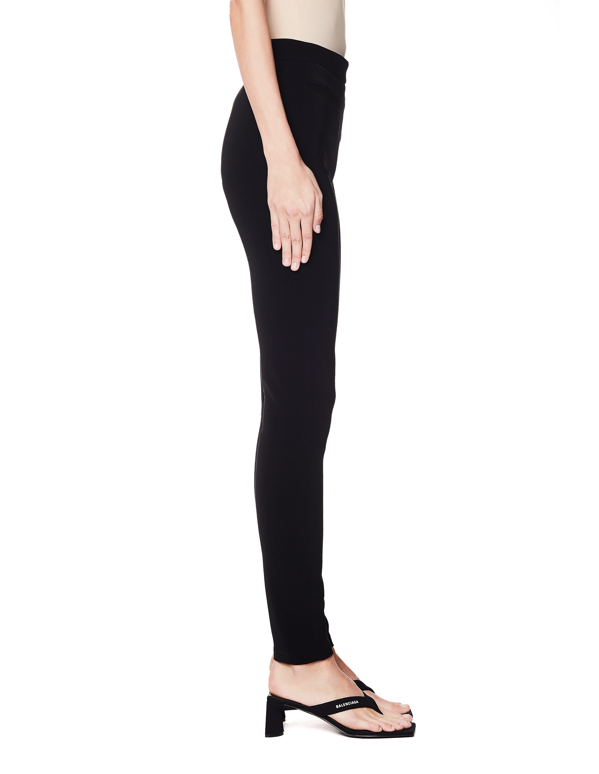 Черные зауженные брюки Balenciaga 622010/TEQ28/1000, размер 40 622010/TEQ28/1000 - фото 2
