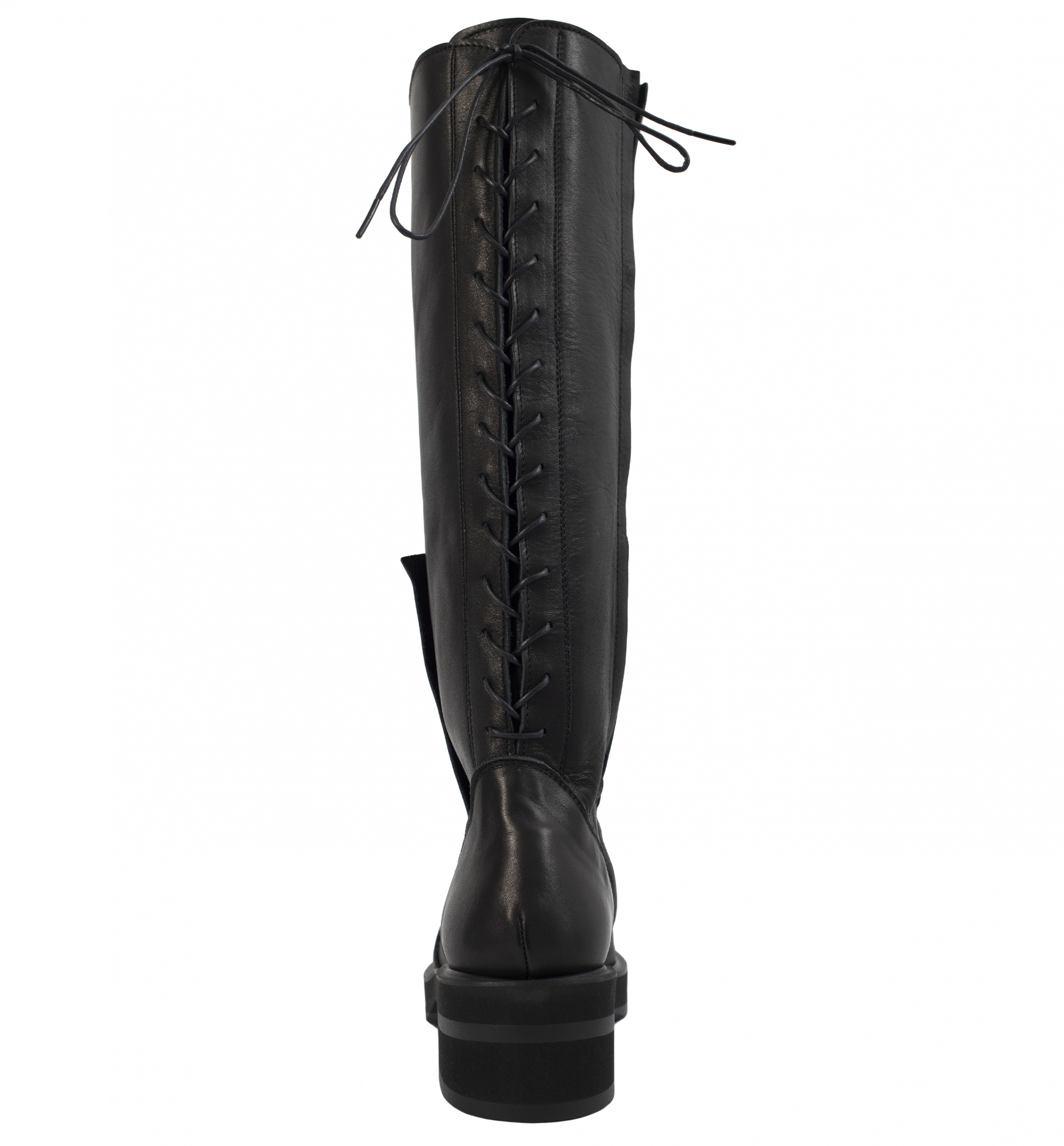 Черные сапоги с завязками - Yohji Yamamoto FX-E05-760-1 Фото 4