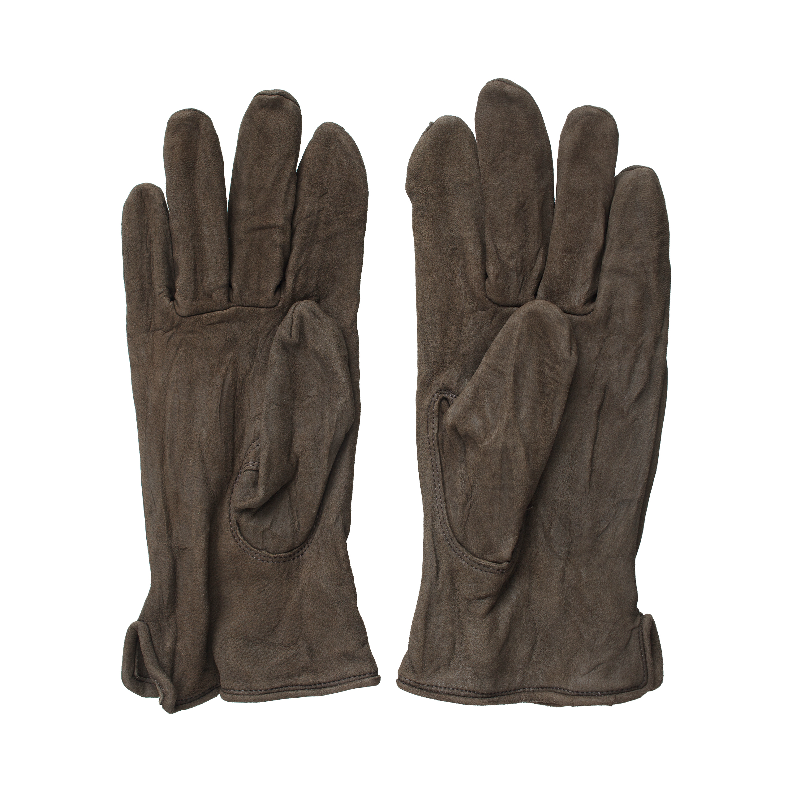 Коричневые замшевые перчатки visvim 0123203003008/DK.BROWN, размер M/L 0123203003008/DK.BROWN - фото 3