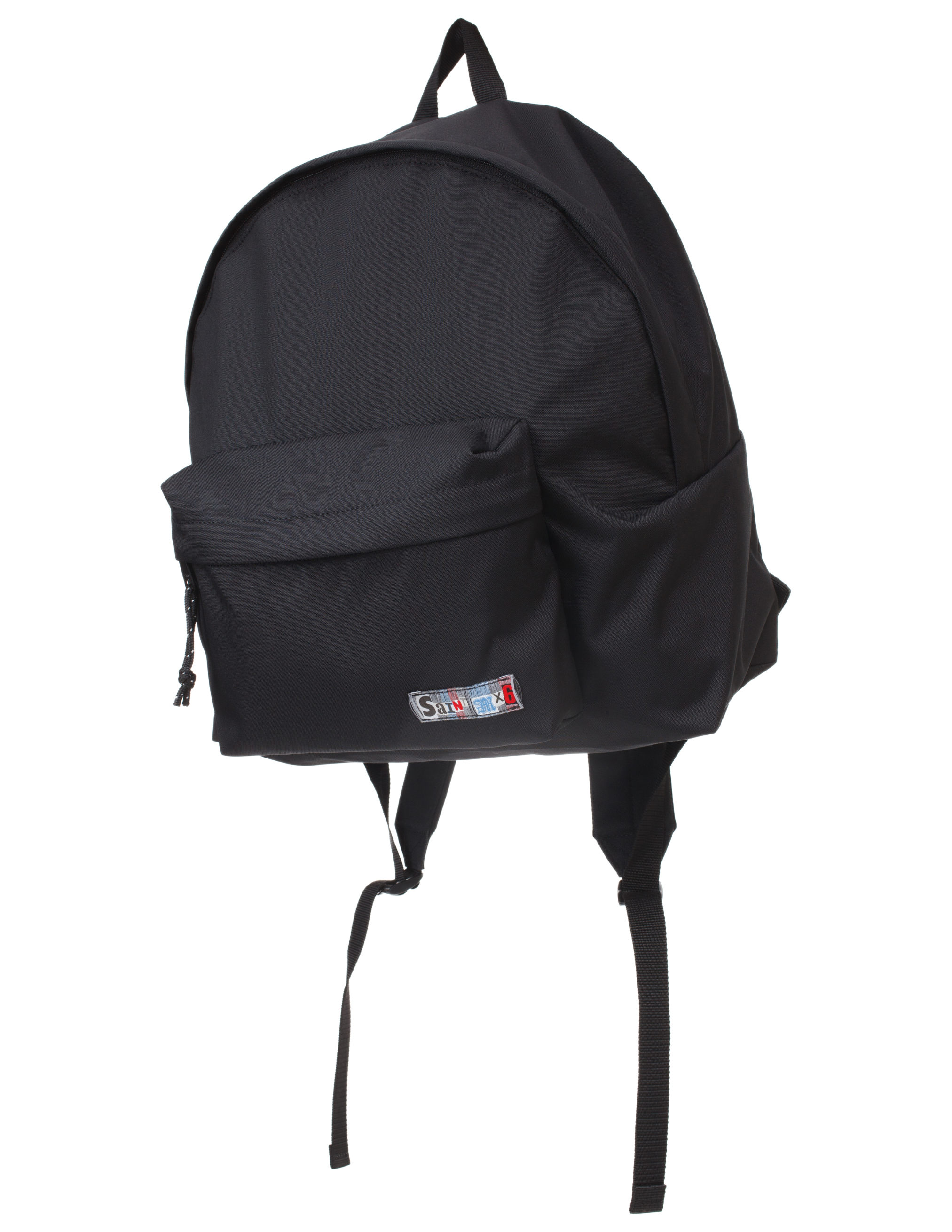 Черный рюкзак M с нашивкой логотипа Saint Michael SM-S23-0000-077, размер One Size - фото 1