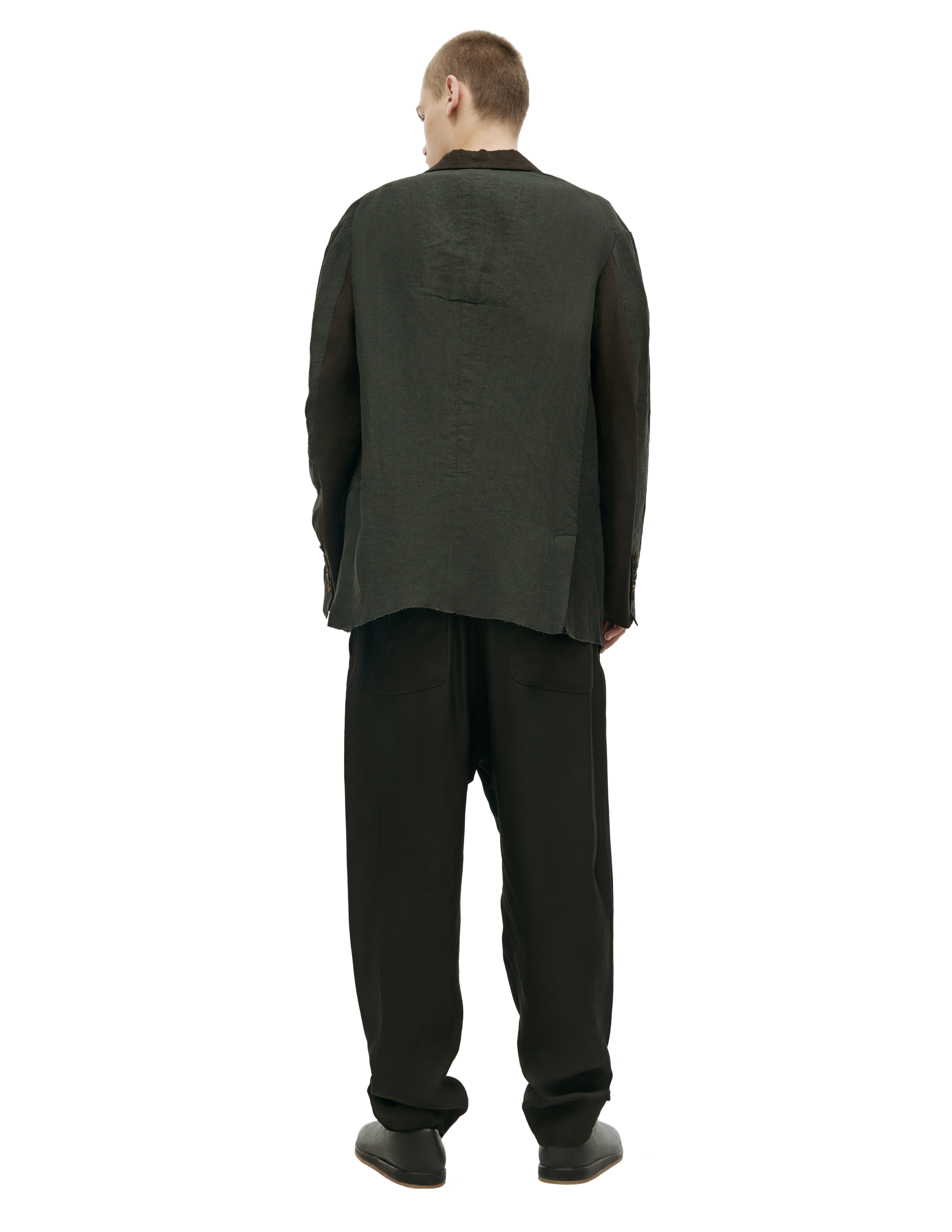 Льняной пиджак со вставками Ziggy Chen 0M2310905, размер 50 - фото 3
