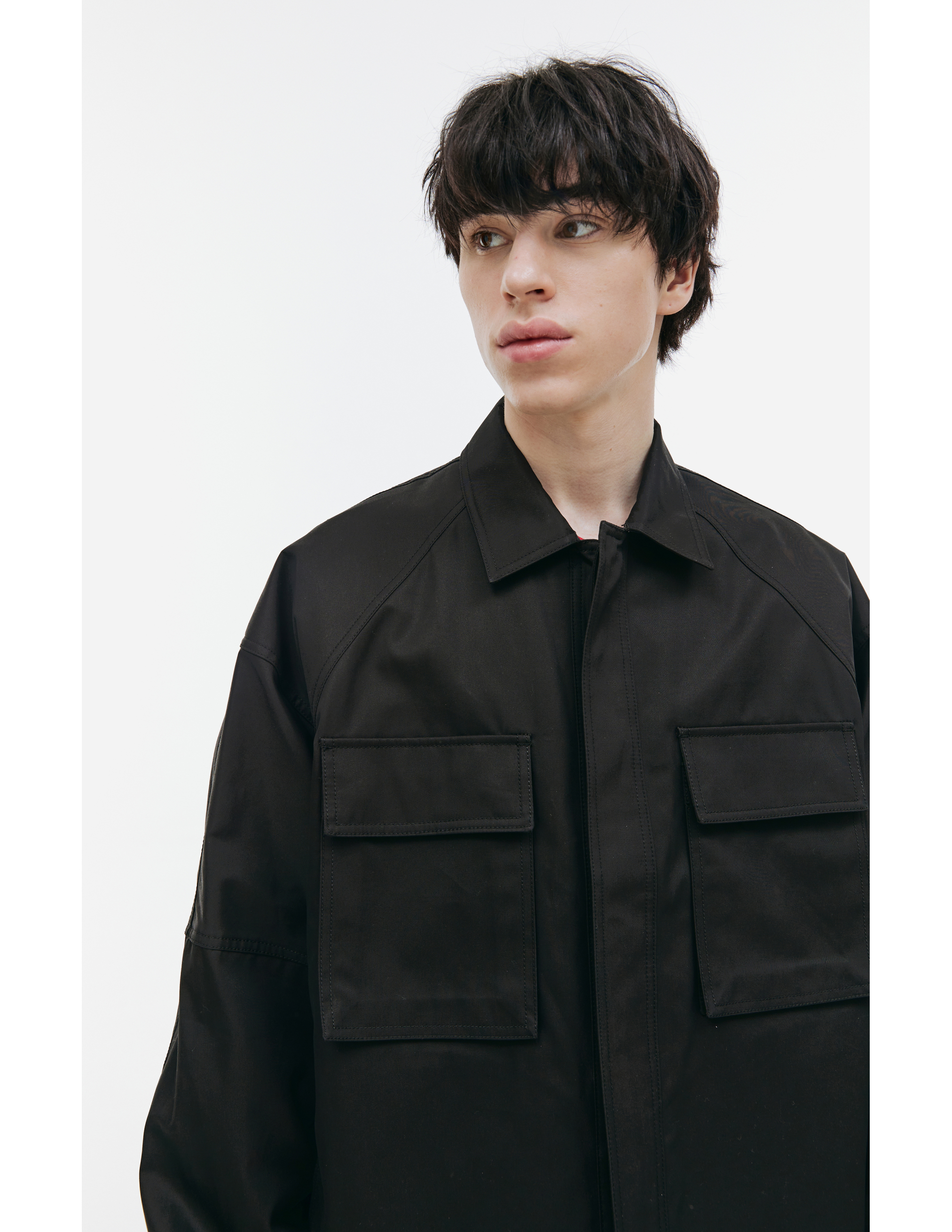Черная куртка с накладными карманами Juun.J JC3111PV15, размер 50;52 - фото 5