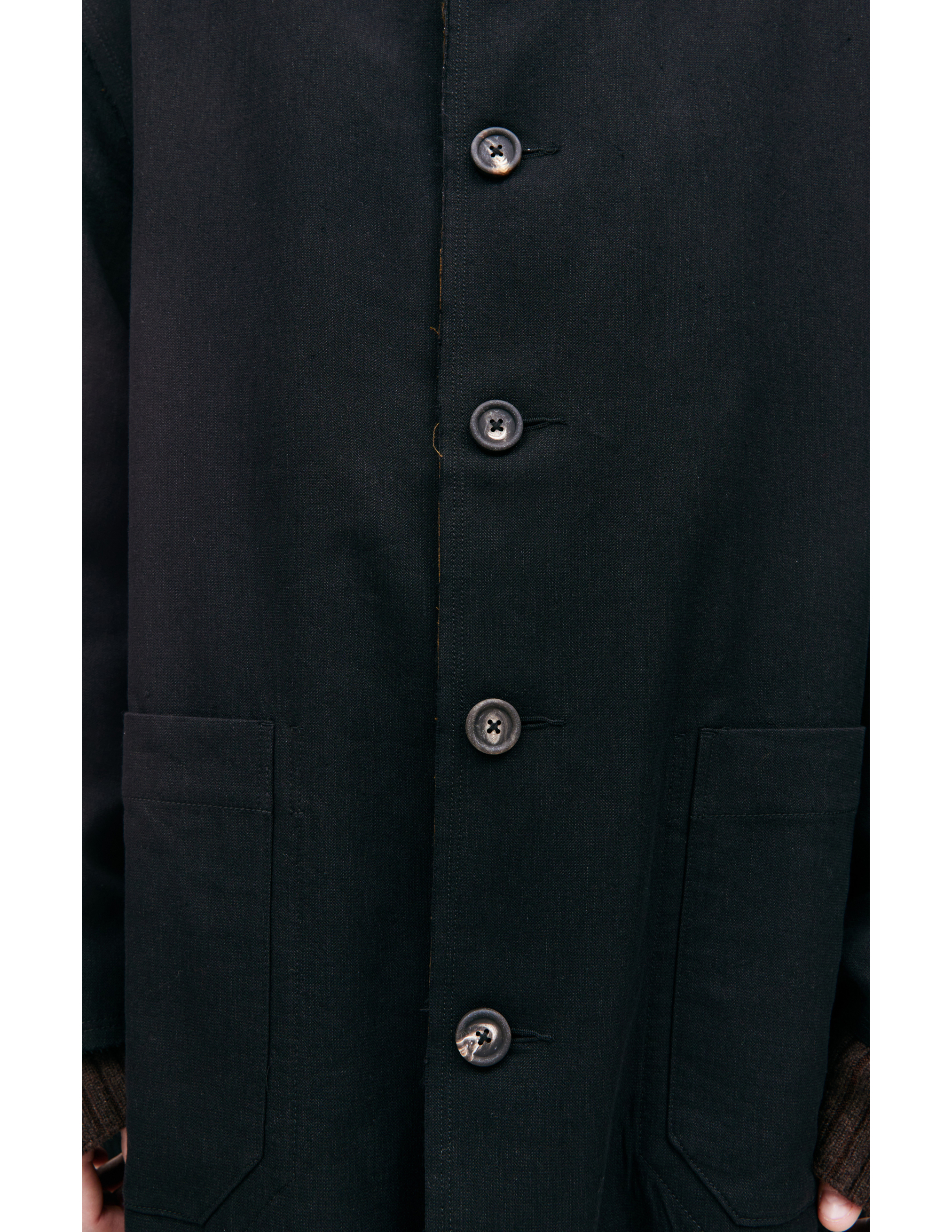 Двустороннее пальто изо льна и шерсти Ziggy Chen 0M2331112, размер 48;50 - фото 6