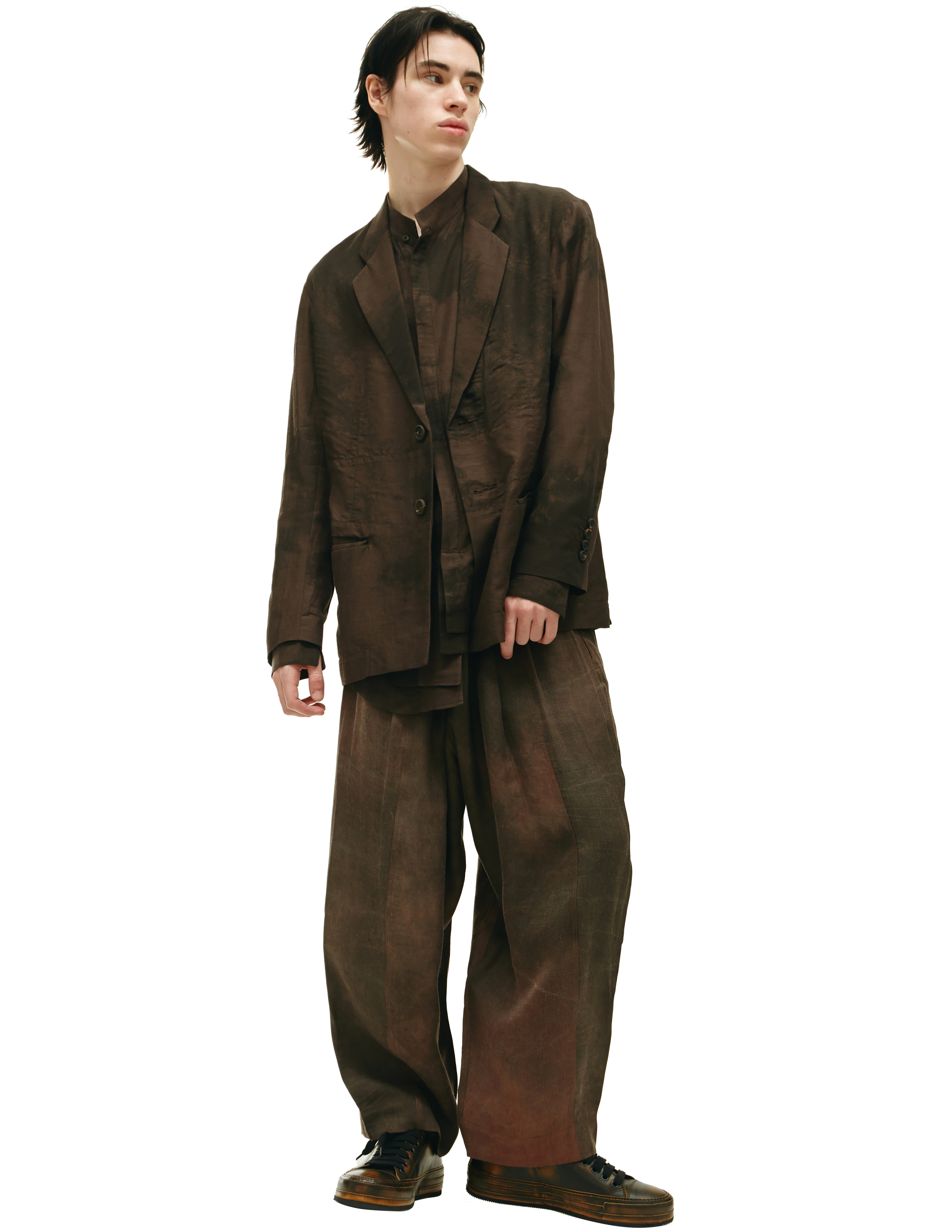 Однобортный пиджак на двух пуговицах Ziggy Chen 0M2220905, размер 52;50;48