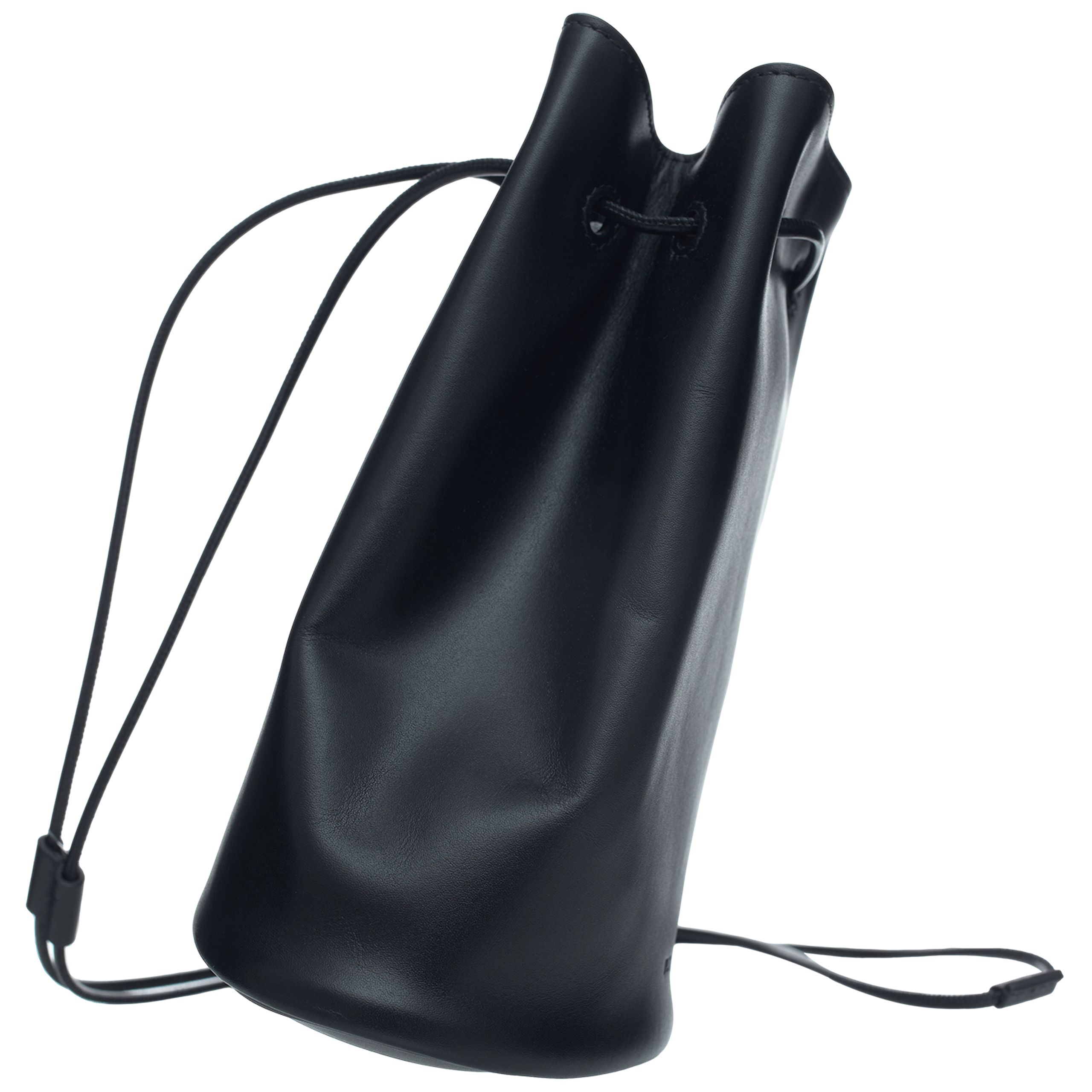 Кожаная сумка-ведро с завязками Jil Sander J25WG0009/P5995/001, размер One Size J25WG0009/P5995/001 - фото 2
