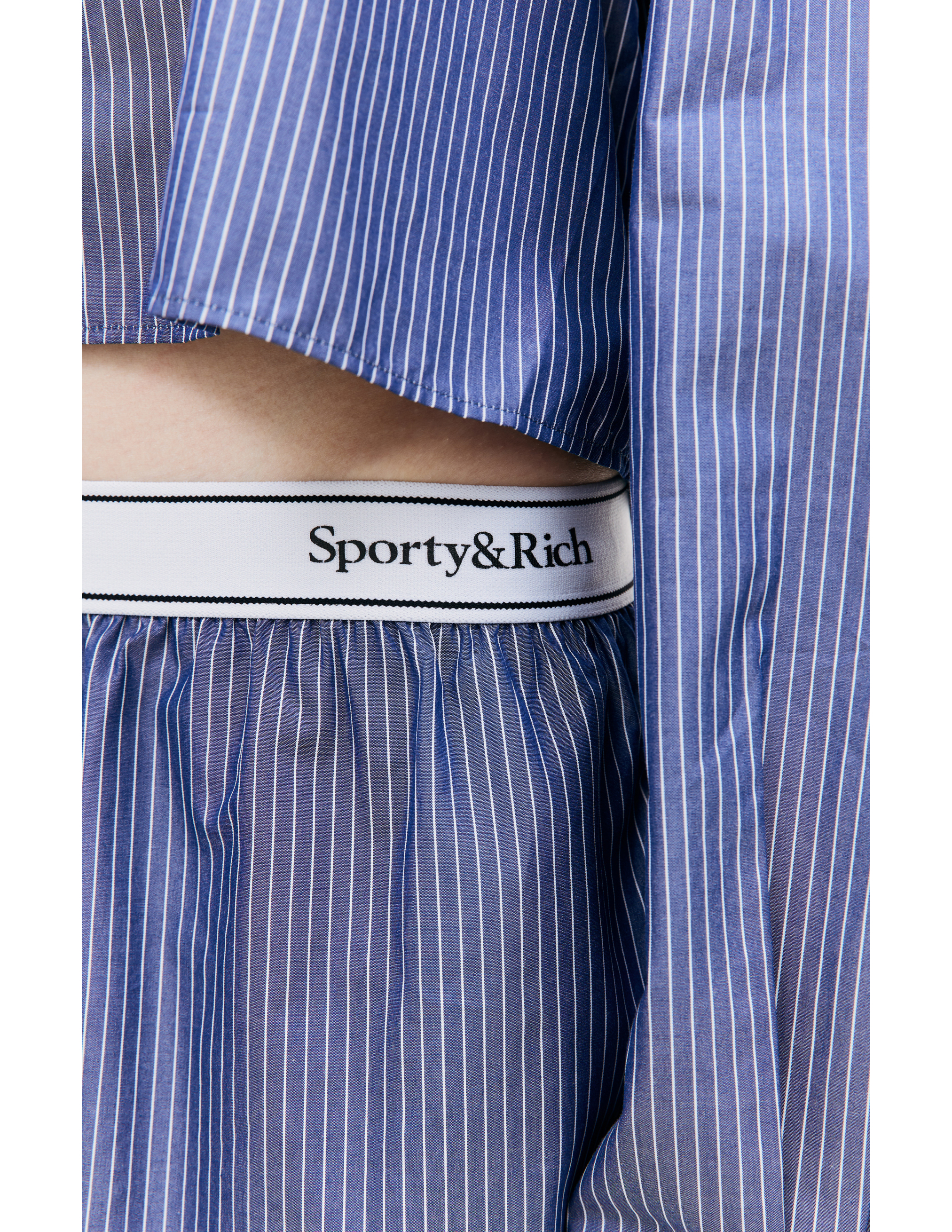 Хлопковые шорты на резинке SPORTY & RICH BOAW233BS, размер S;M;L;XL - фото 5