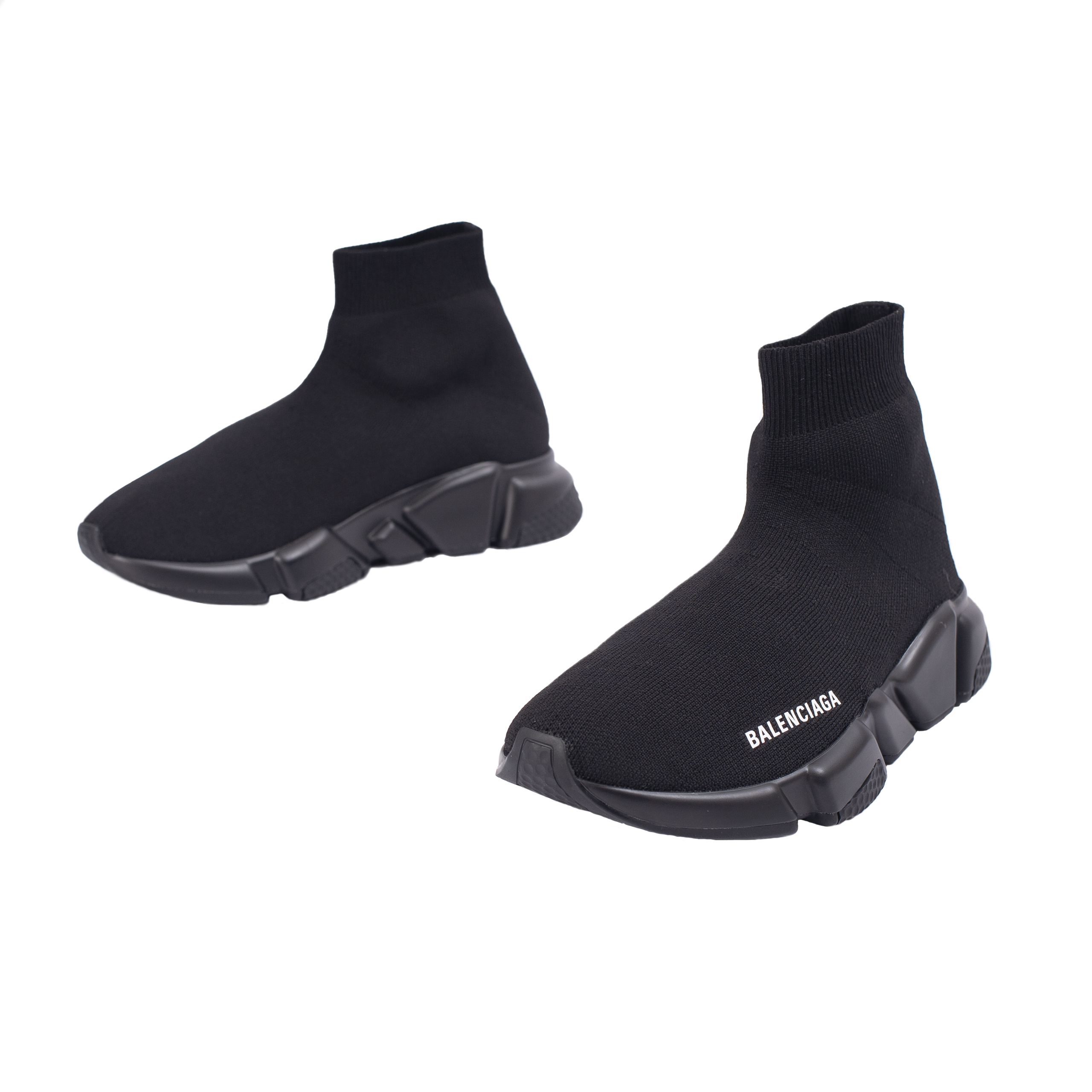 Черные кроссовки Speed 2.0 - Balenciaga 617239/W2DB1/1013 Фото 5