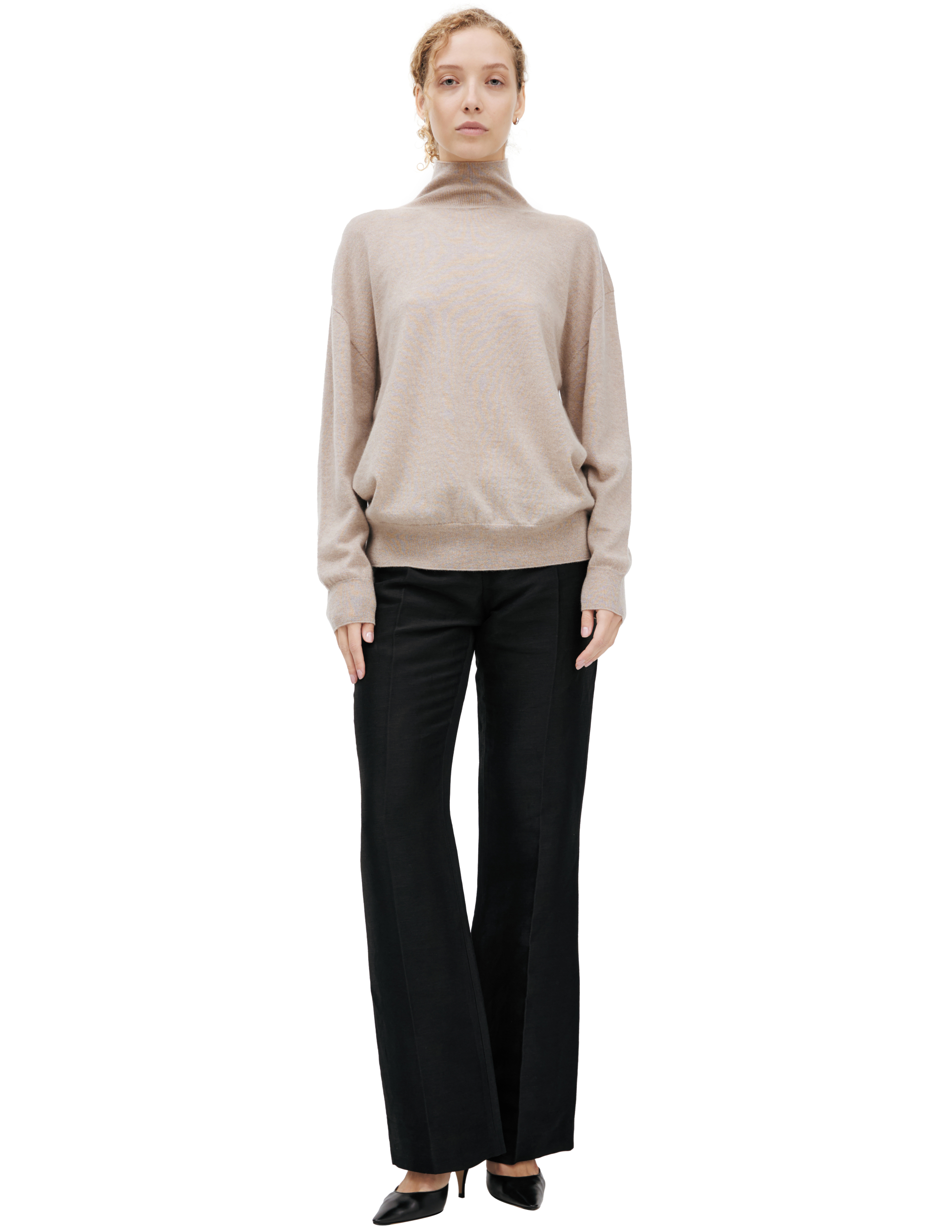 Бежевый свитер из кашемира 180800₽