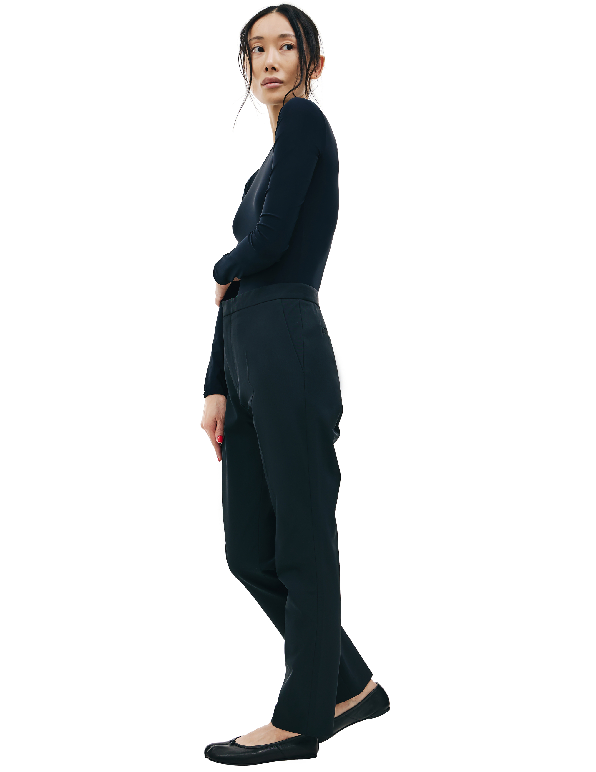 Черные классические брюки Maison Margiela S51KA0506/S49645/900, размер 40;42 S51KA0506/S49645/900 - фото 2