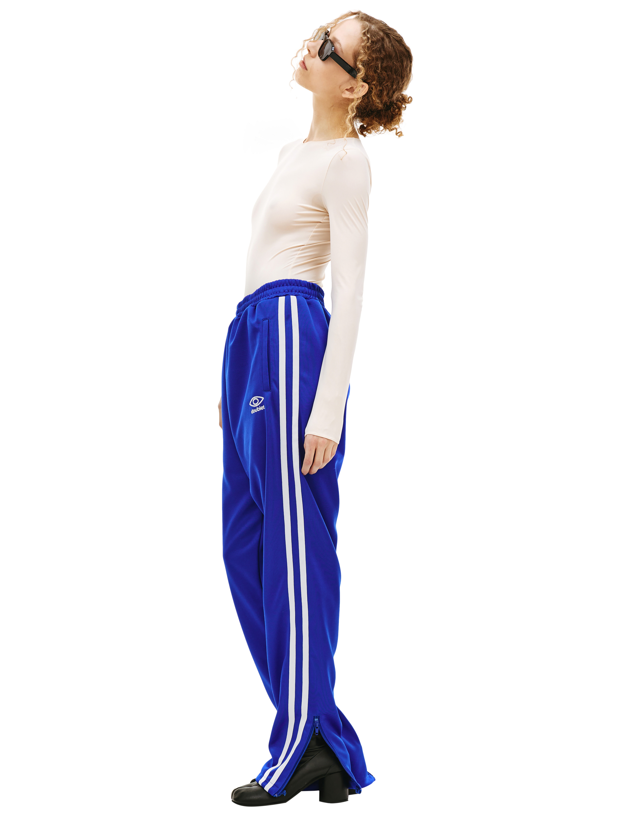 Спортивные брюки с лампасами Doublet 23SS42PT231/BLUE, размер L 23SS42PT231/BLUE - фото 2