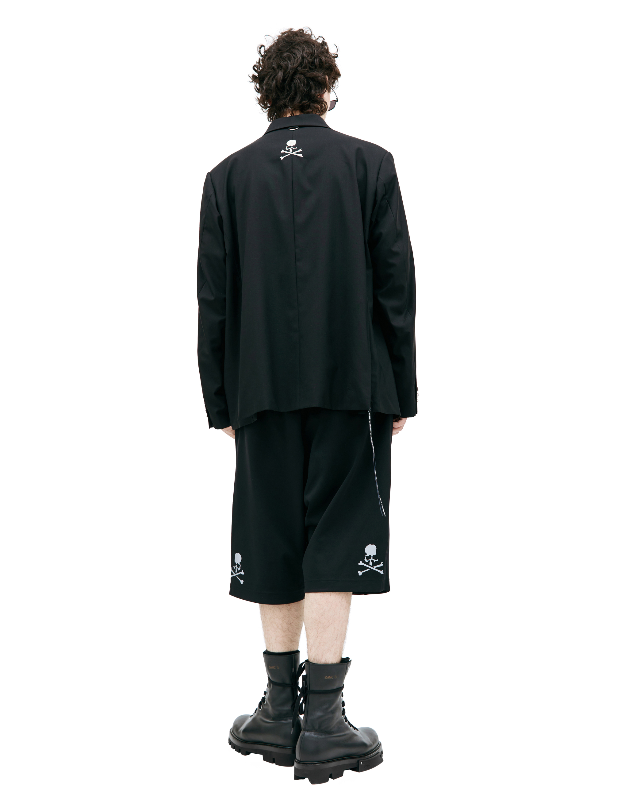 Однобортный пиджак с вышивкой May Peace Mastermind WORLD MW23S10-JA002, размер L;XL - фото 3