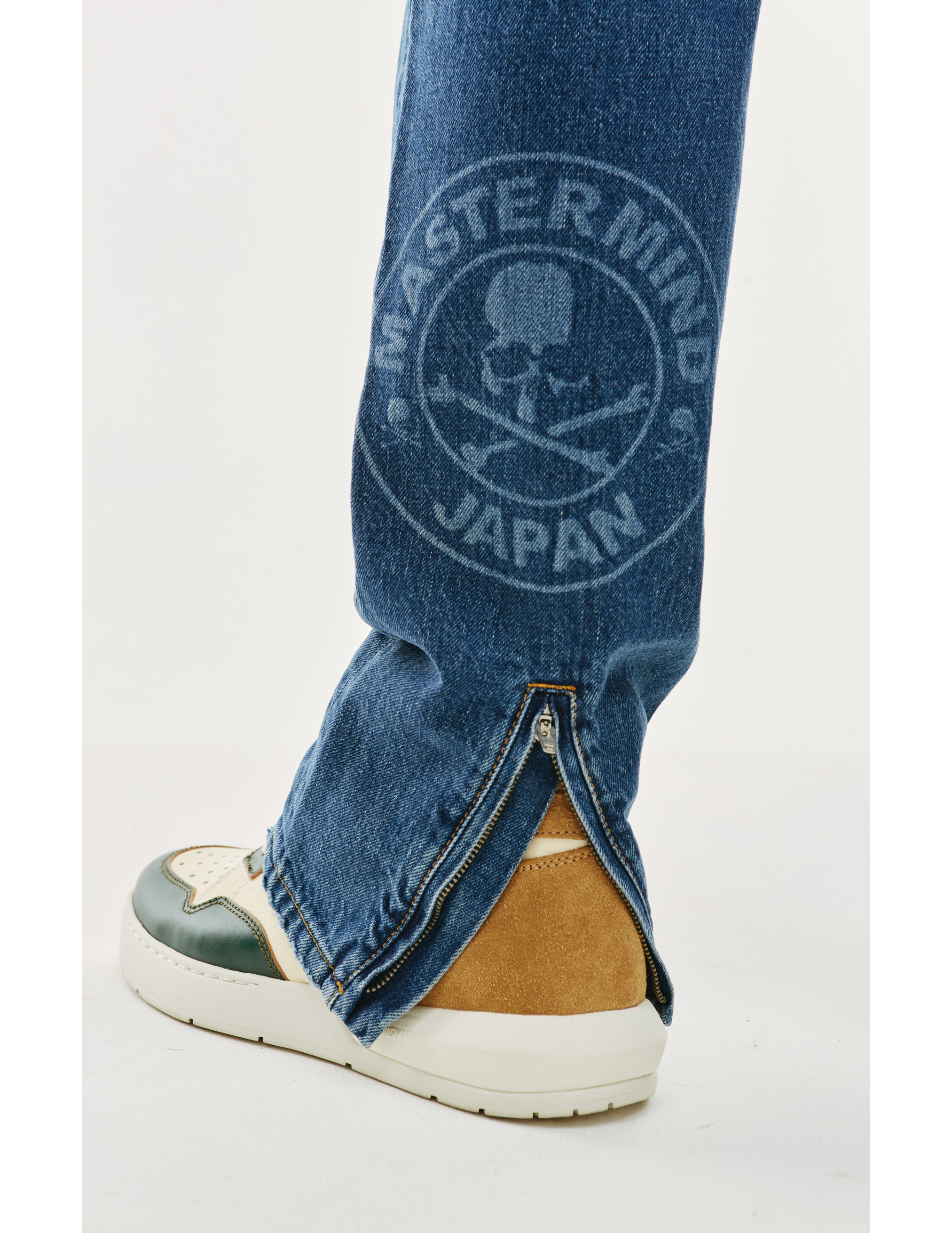Прямые джинсы с молниями - Mastermind WORLD MJ22E09/PA019 Фото 8