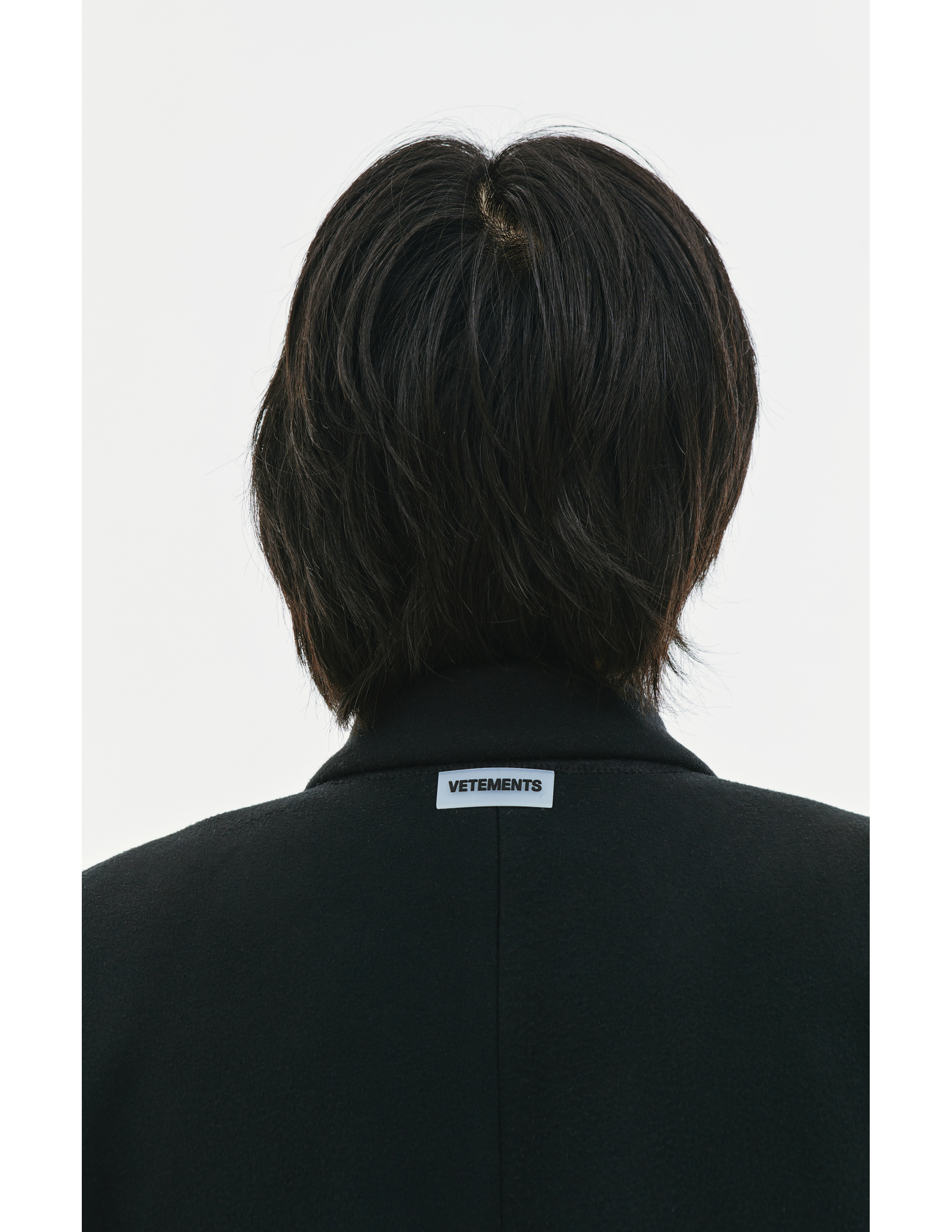 Черное оверсайз пальто VETEMENTS UE63CO160B/1259, размер XL;M UE63CO160B/1259 - фото 5