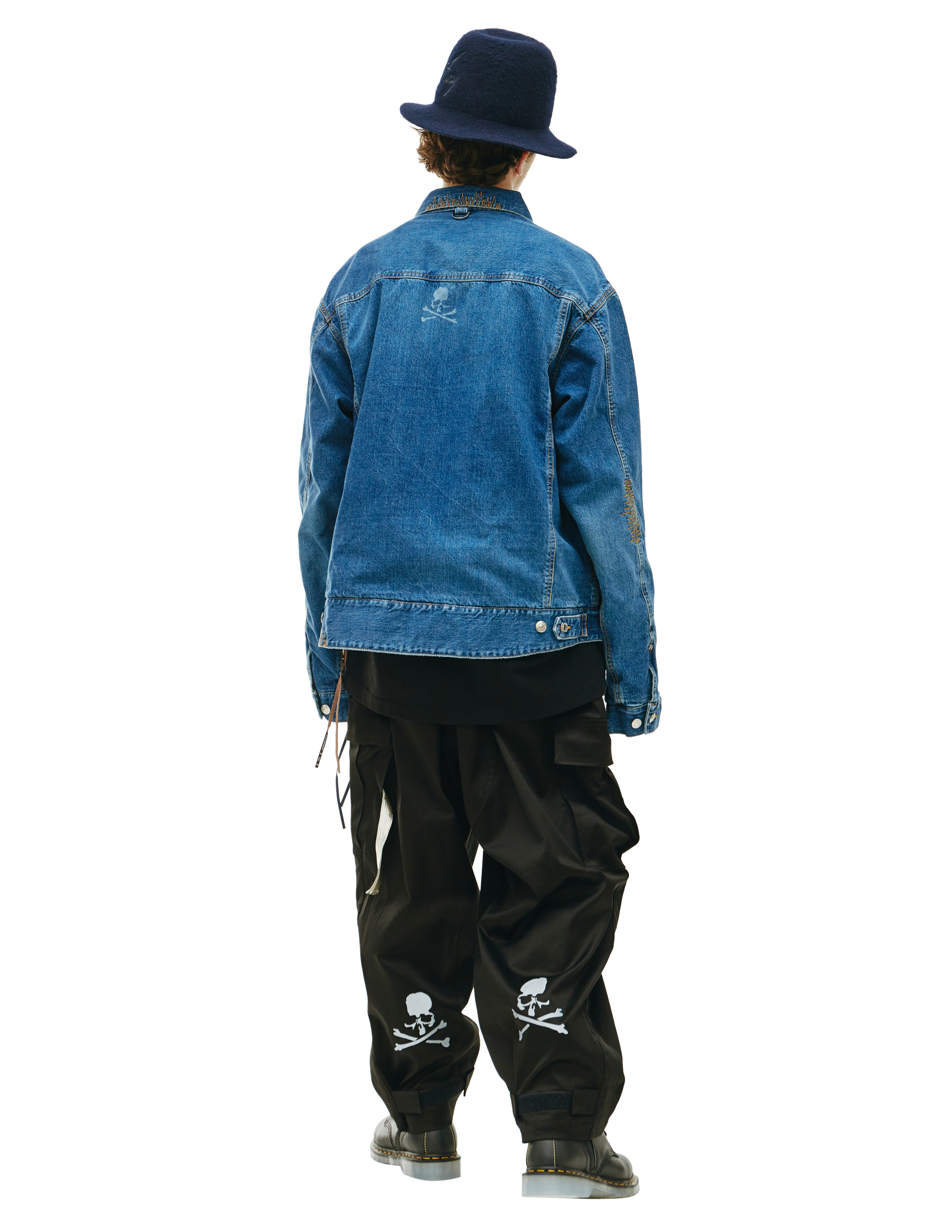 Джинсовая куртка с накладными карманами Mastermind WORLD MJ22E09/BL022, размер XL;L MJ22E09/BL022 - фото 3
