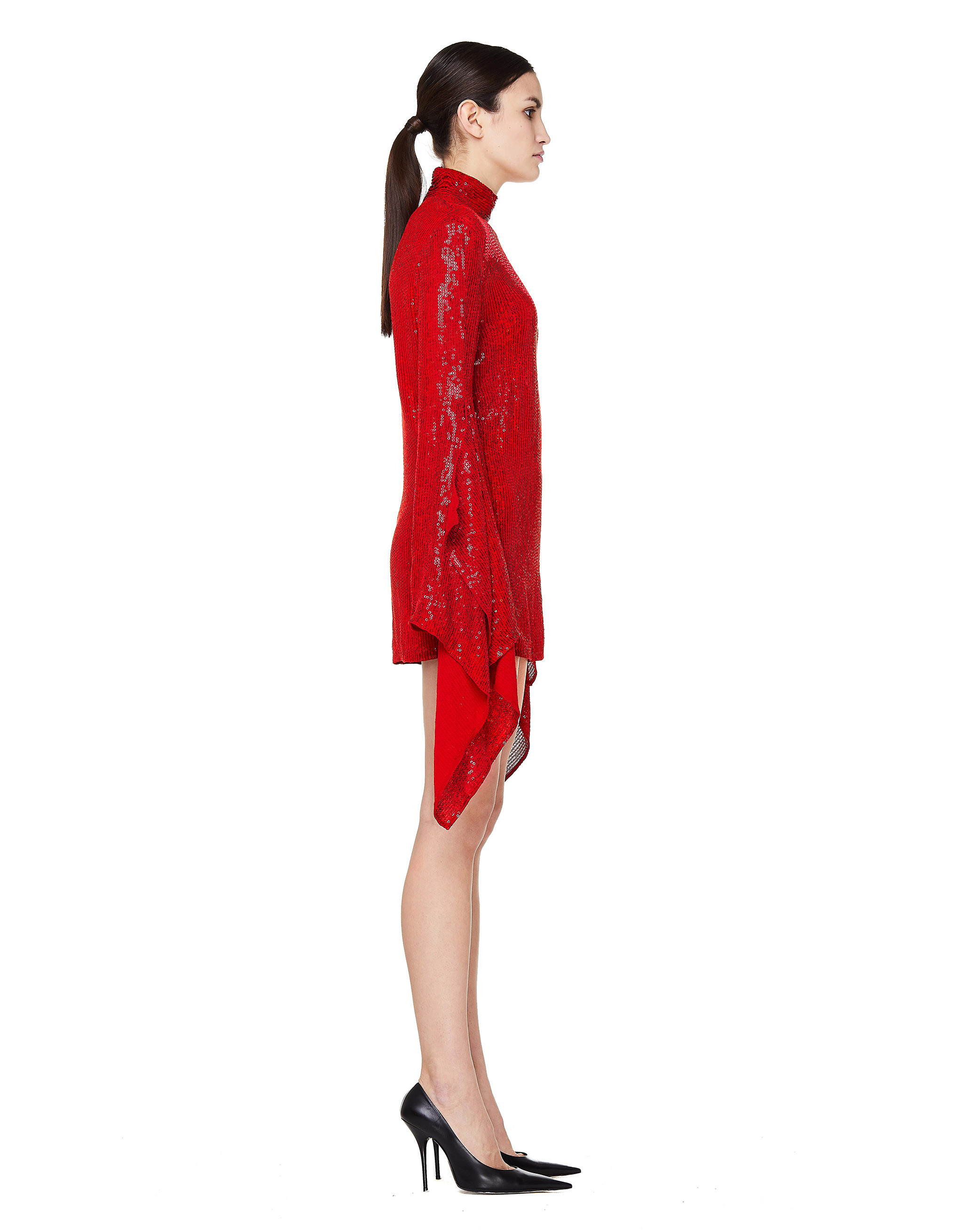 Красное платье в пайетках - Ashish D031/red Фото 2