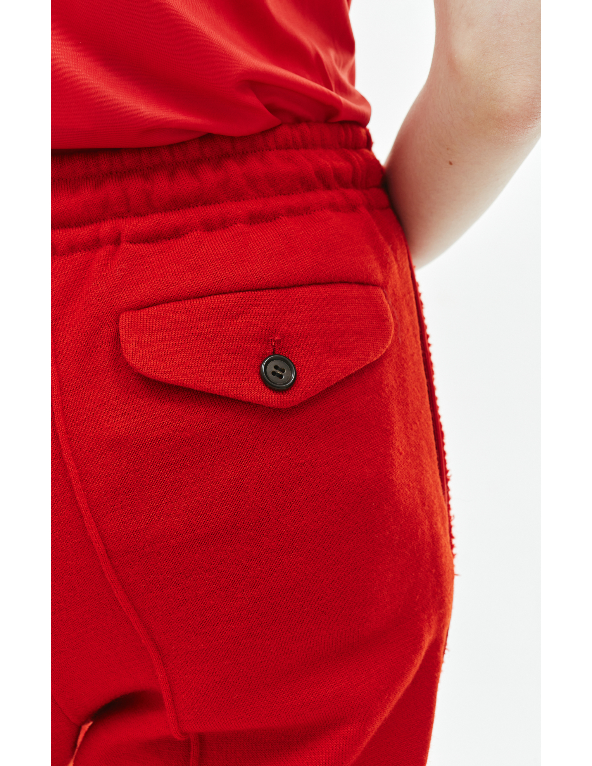 Красные шерстяные брюки Undercover UCX1503/red, размер 3;2 UCX1503/red - фото 4