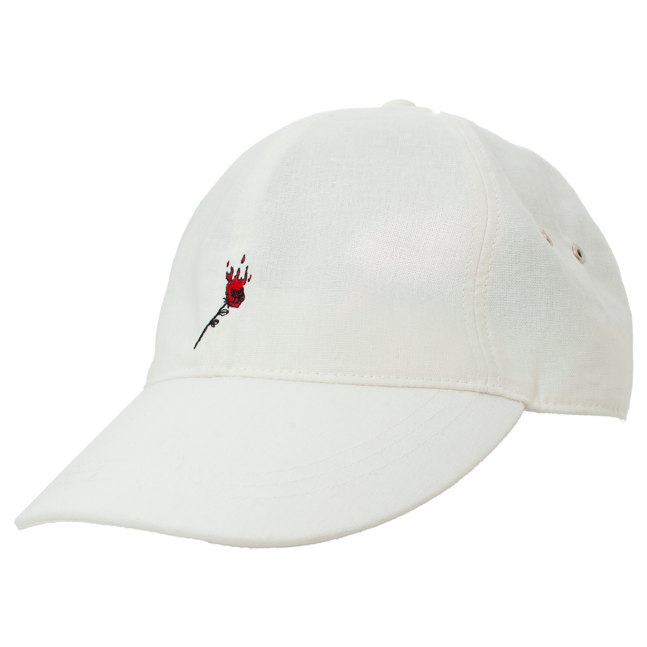 Белая кепка с вышивкой Undercover UC1C4H02-1/OFF WHITE, размер One Size
