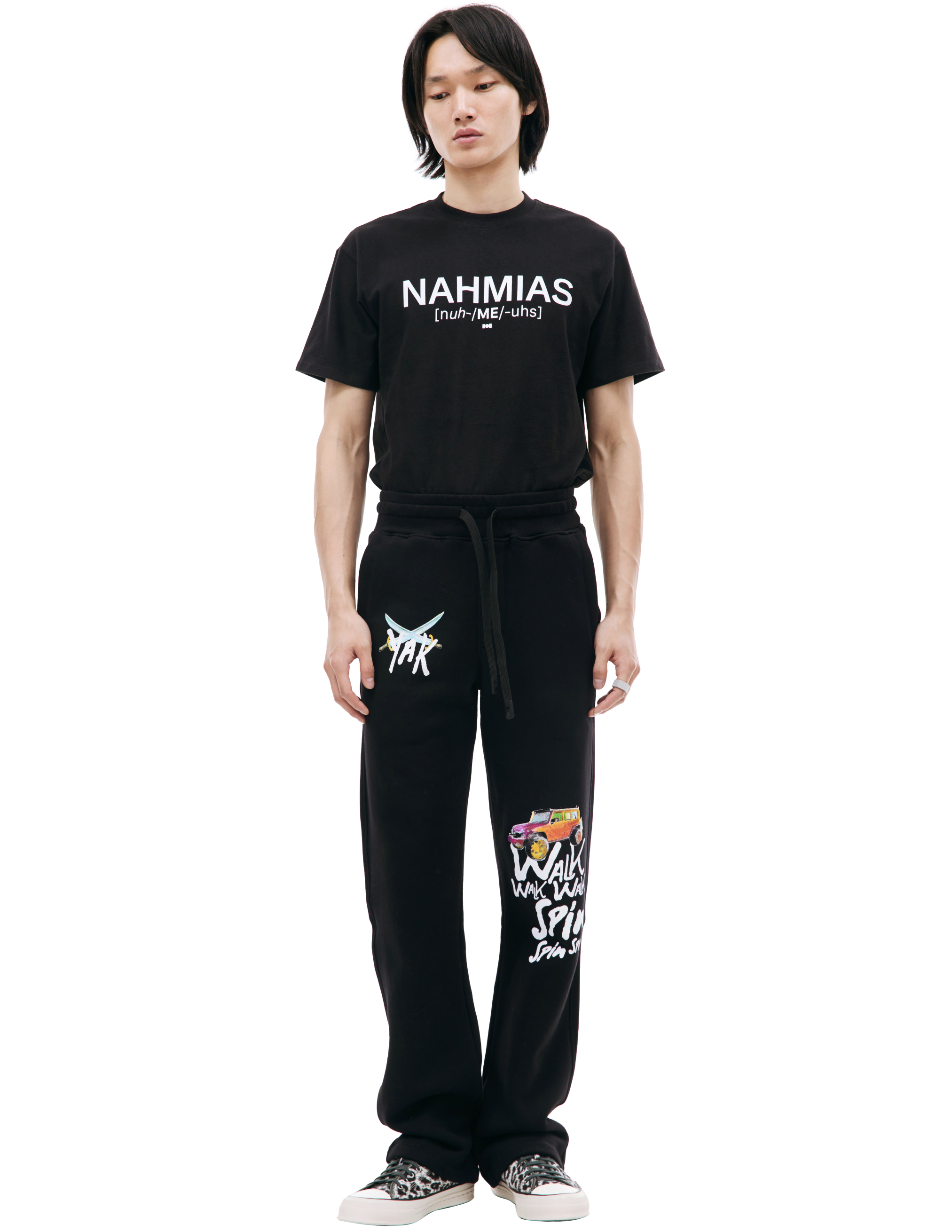 Спортивные брюки Nahmias x Kodak Black с принтом Nahmias AW23-JSY2-P2G57-001, размер M;L;XL