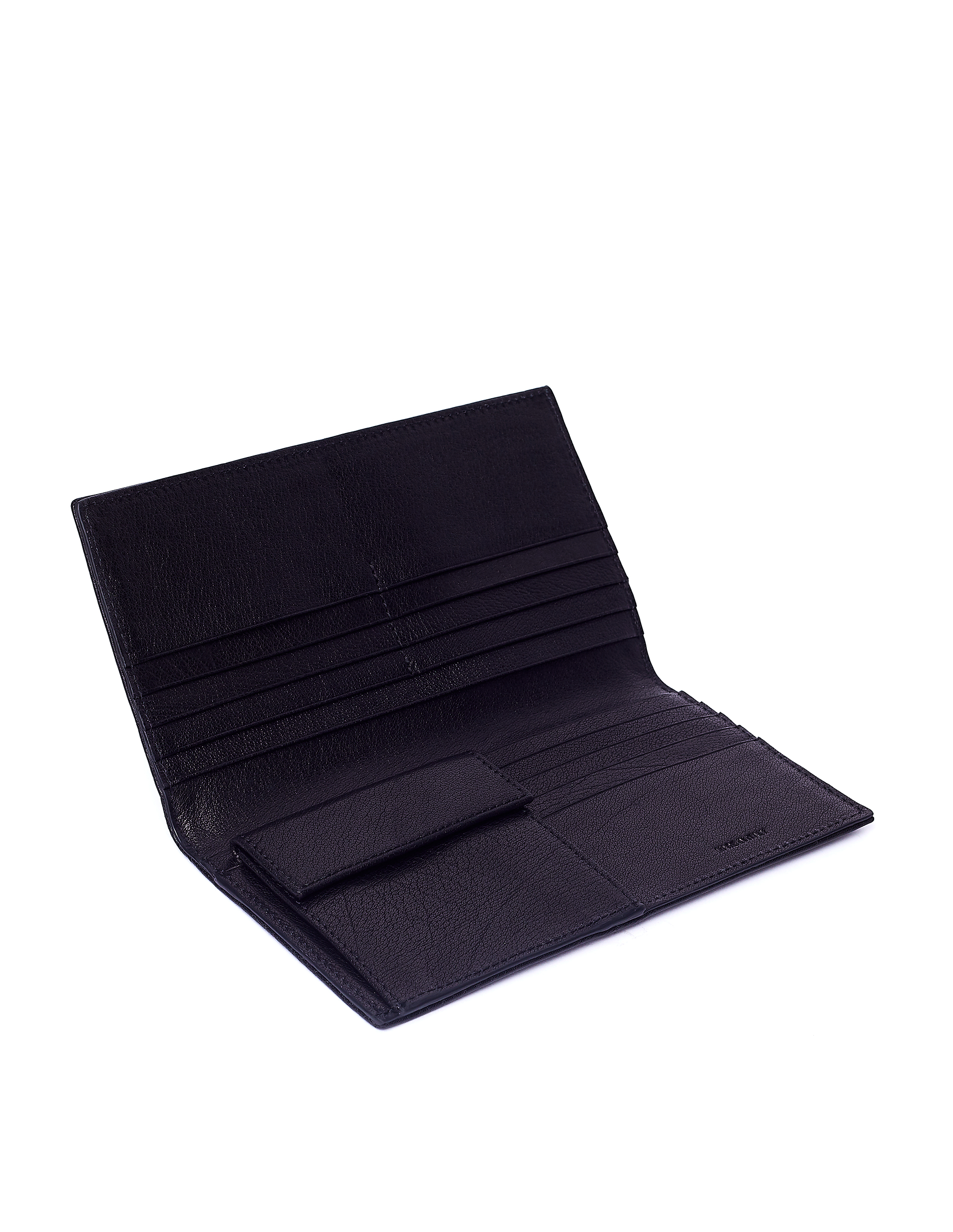 Черный кожаный кошелек Pocket Ugo Cacciatori WL111/VRN, размер One Size WL111/VRN - фото 3