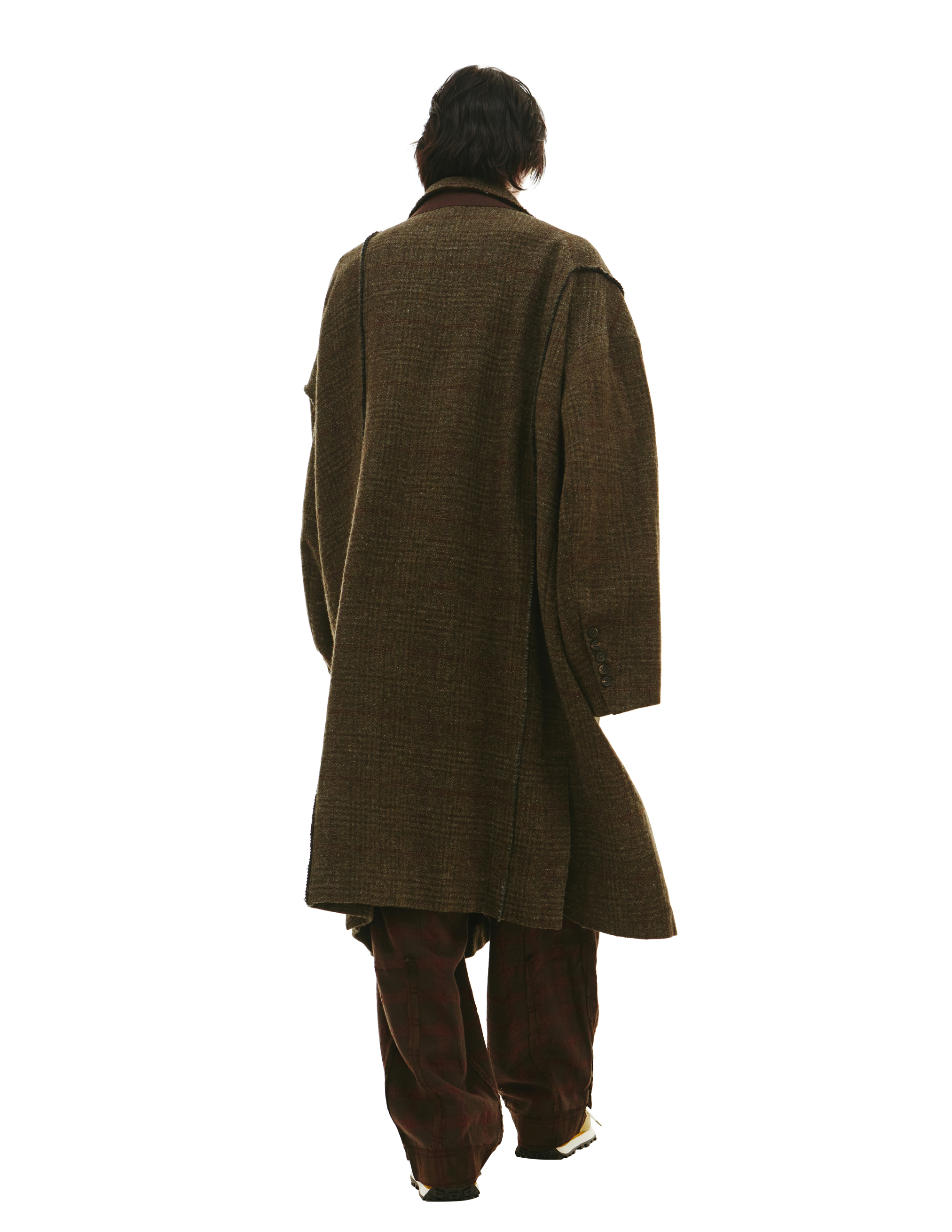 Оверсайз пальто из шерсти Ziggy Chen 0M2231107, размер 52 - фото 4