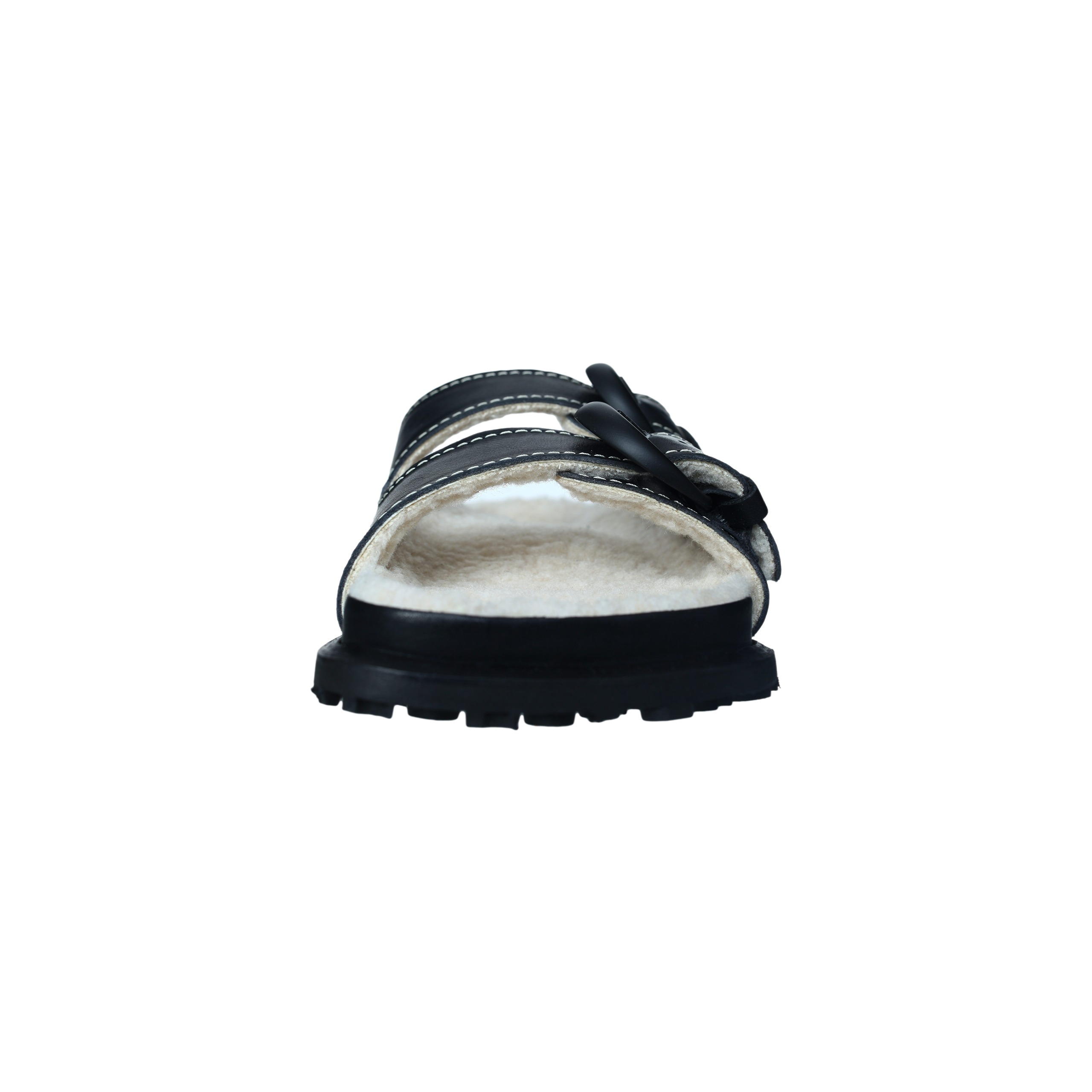 Кожаные сандалии с квадратным мысом MARINE SERRE MFW017/CLEA0001/BK99, размер 39;40;41;42;43;44;45 MFW017/CLEA0001/BK99 - фото 4