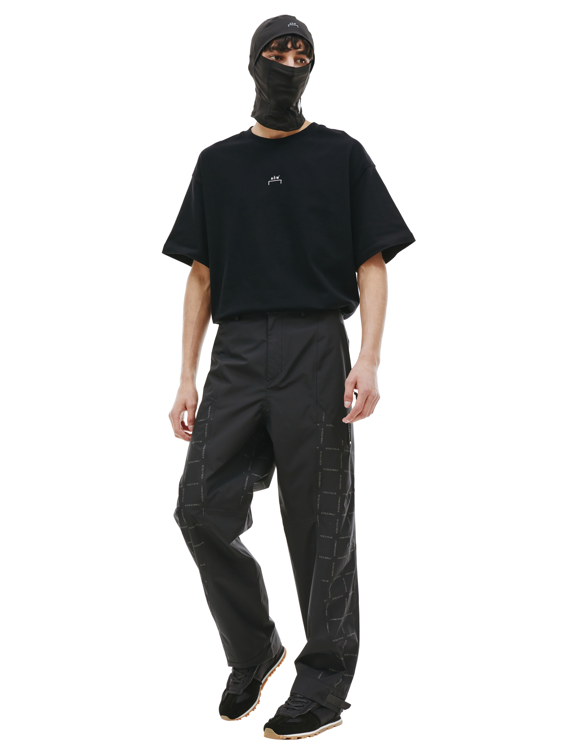 Черные брюки с монопринтом A-COLD-WALL* ACWMB176, размер 52;50;48 - фото 1
