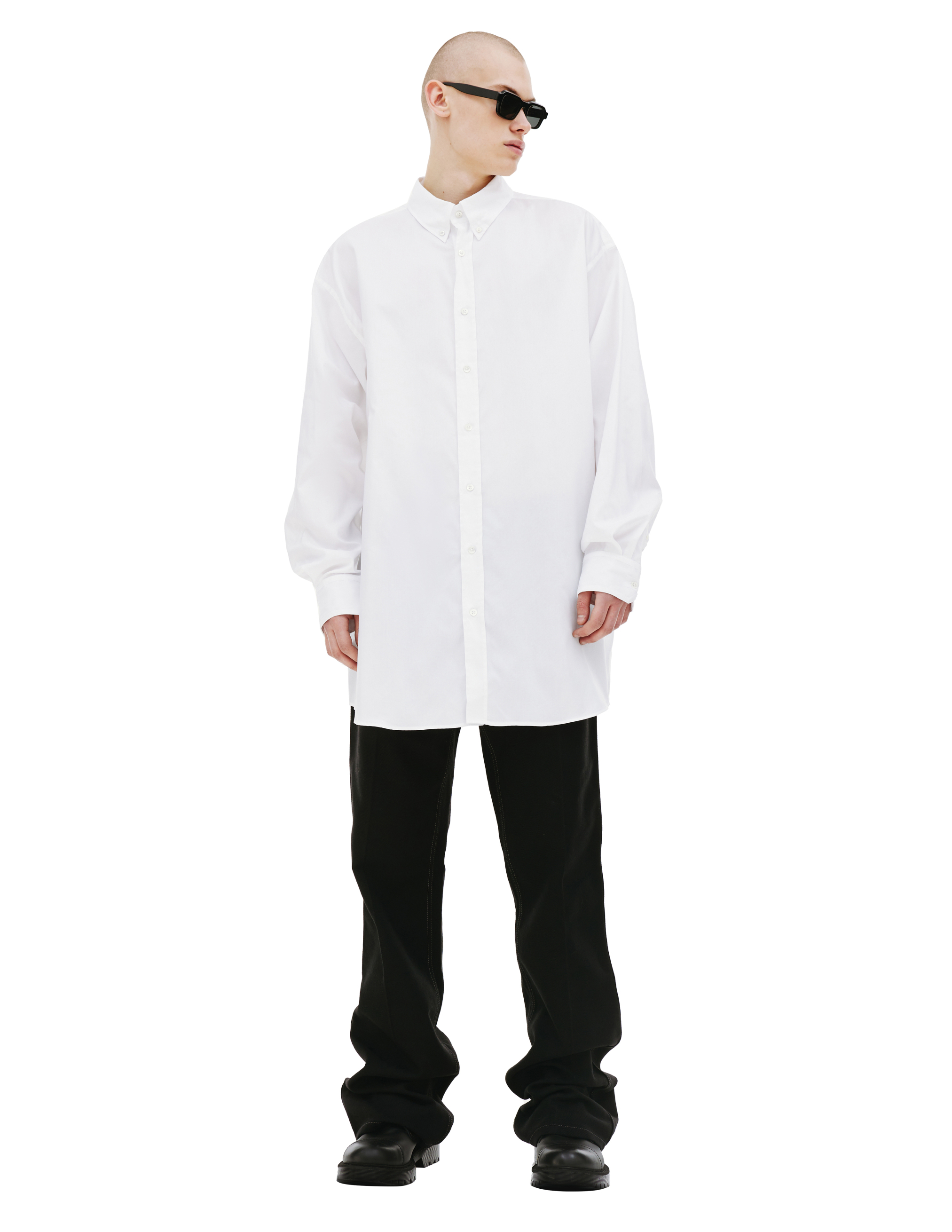 Длинная оверсайз рубашка Maison Margiela SI1DL0002/S52925/100, размер 39;40;41