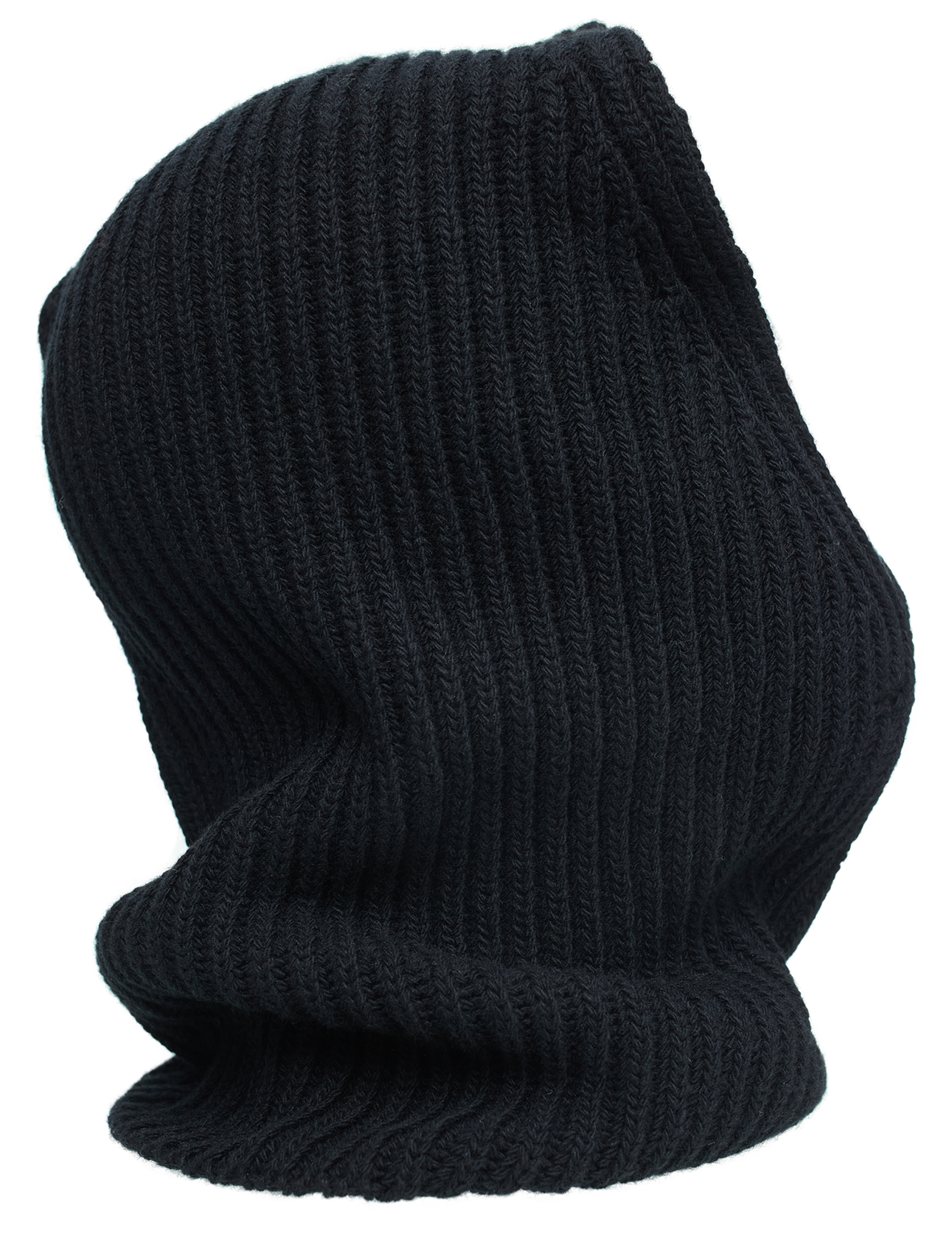 Черный капор из шерсти 46800₽