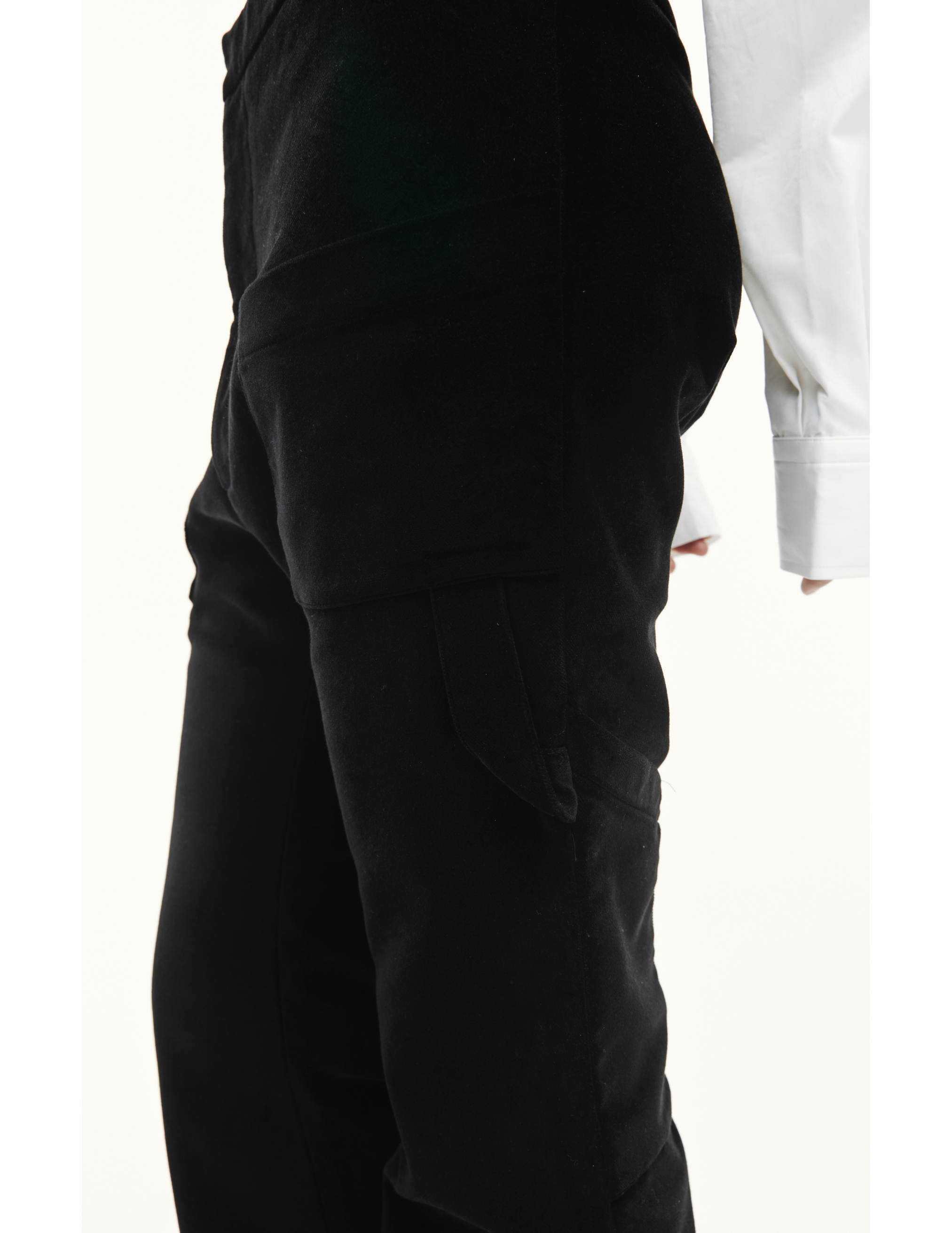 Бархатные брюки Vetements WF17PA8, размер sm - фото 5