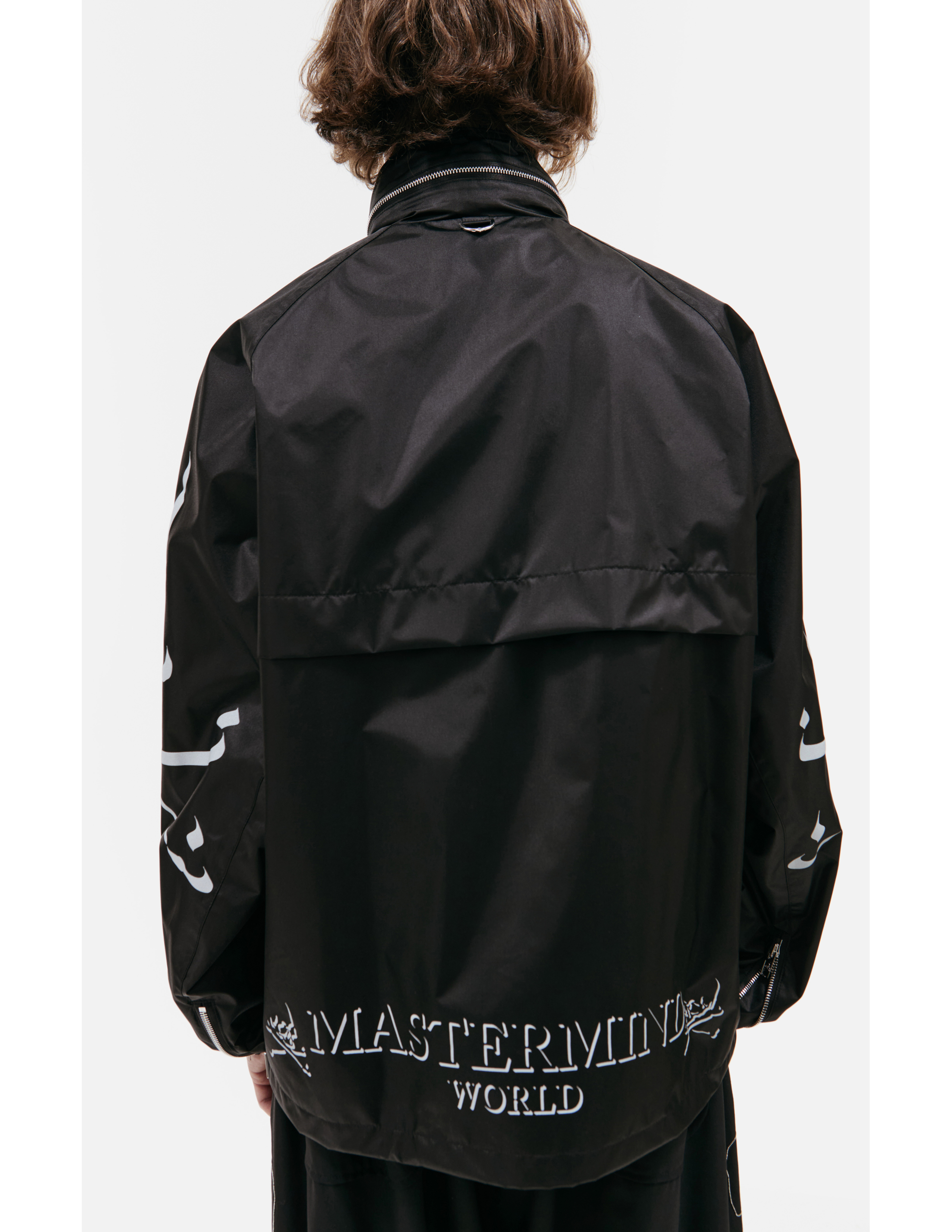 Черная куртка с логотипом Mastermind WORLD MW24S12-BL018-502/BLACK, размер S;XL MW24S12-BL018-502/BLACK - фото 5