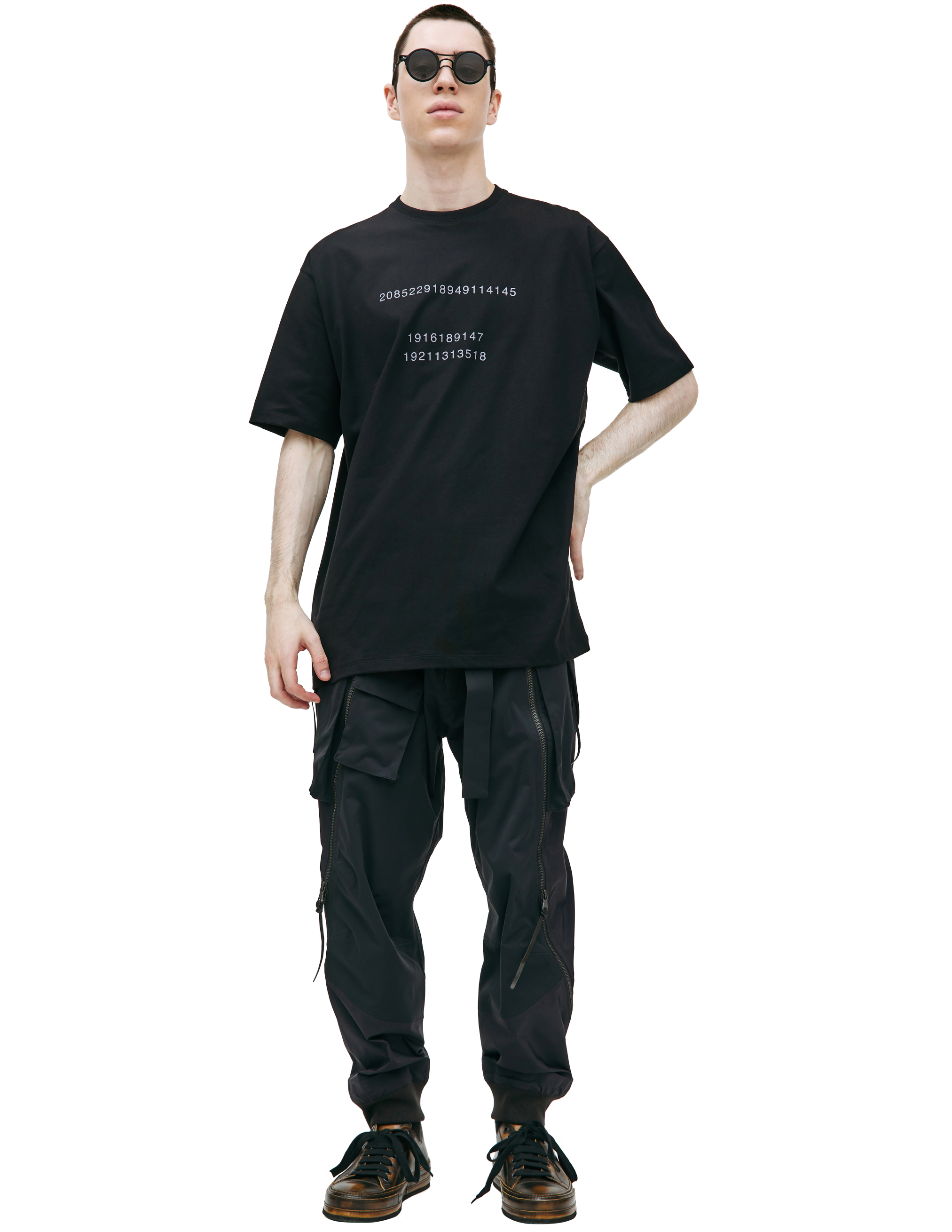 Черная футболка с принтом The Viridi-Anne VI-3609-01/black, размер 4