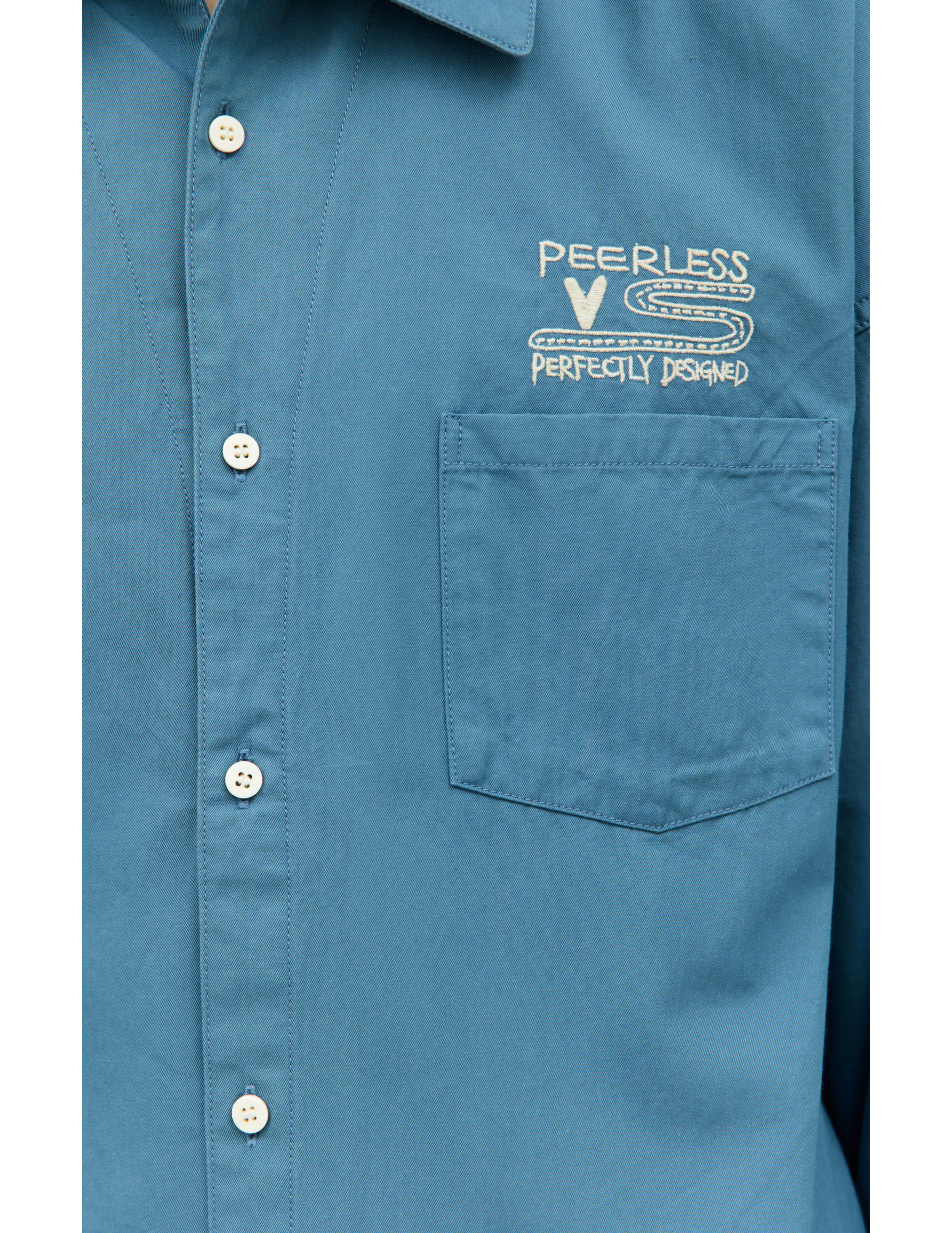 Хлопковая рубашка Palmer с вышивкой visvim 0123205011015, размер 4;5 - фото 5