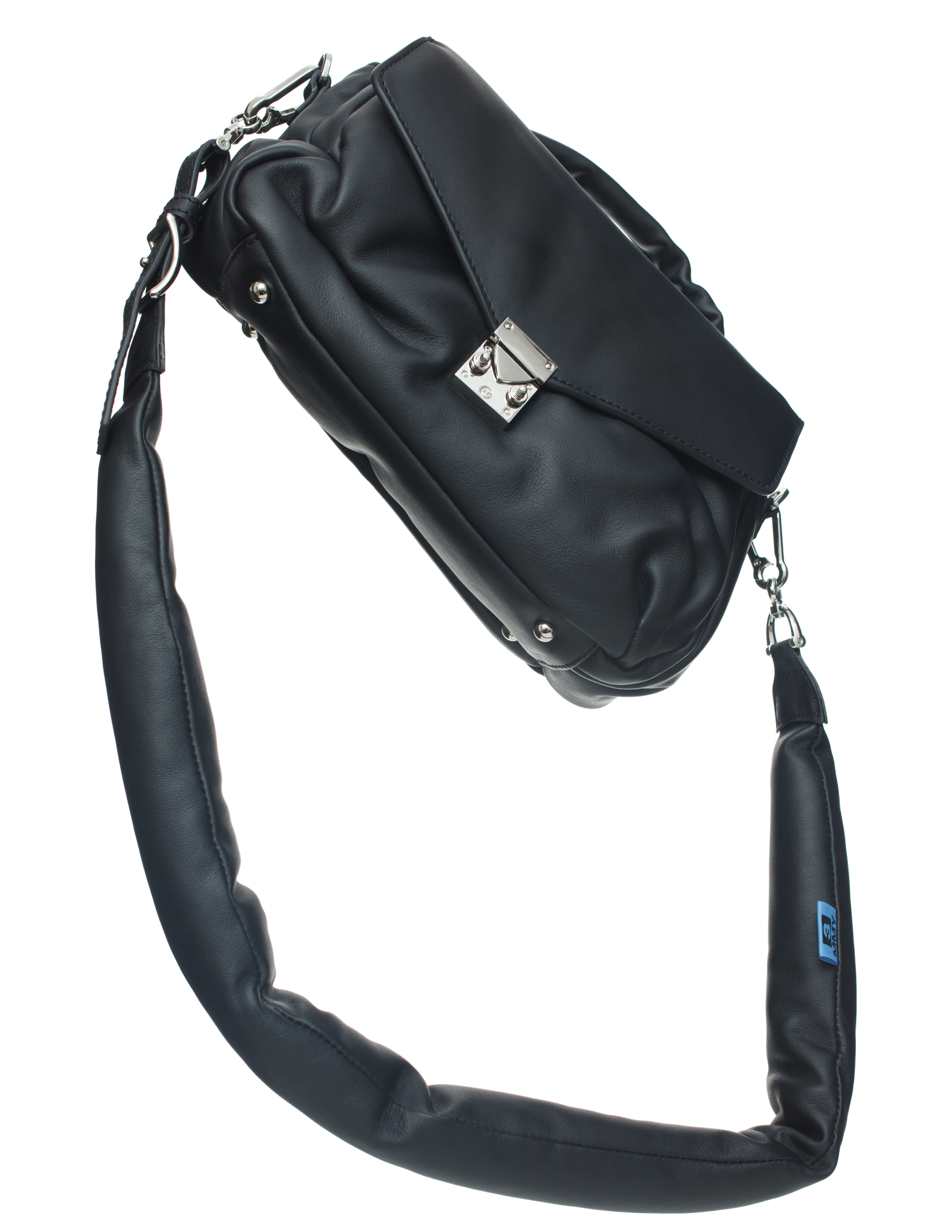 Кожаная сумка Puffer Maison Mihara Yasuhiro A11BG702/BLACK, размер One Size A11BG702/BLACK - фото 1