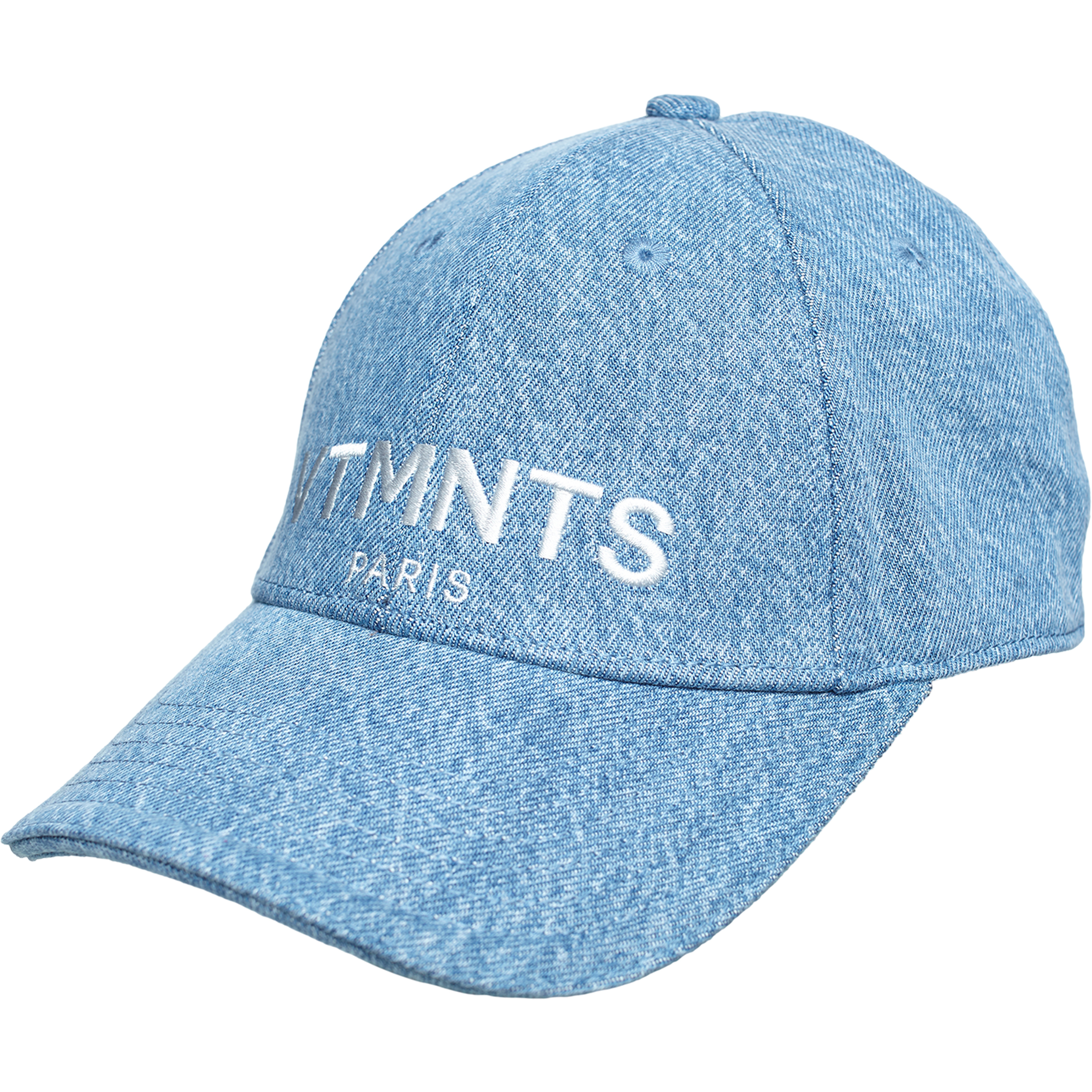 Джинсовая кепка с вышивкой логотипа VTMNTS VL20CA200NW/5401, размер One Size VL20CA200NW/5401 - фото 1